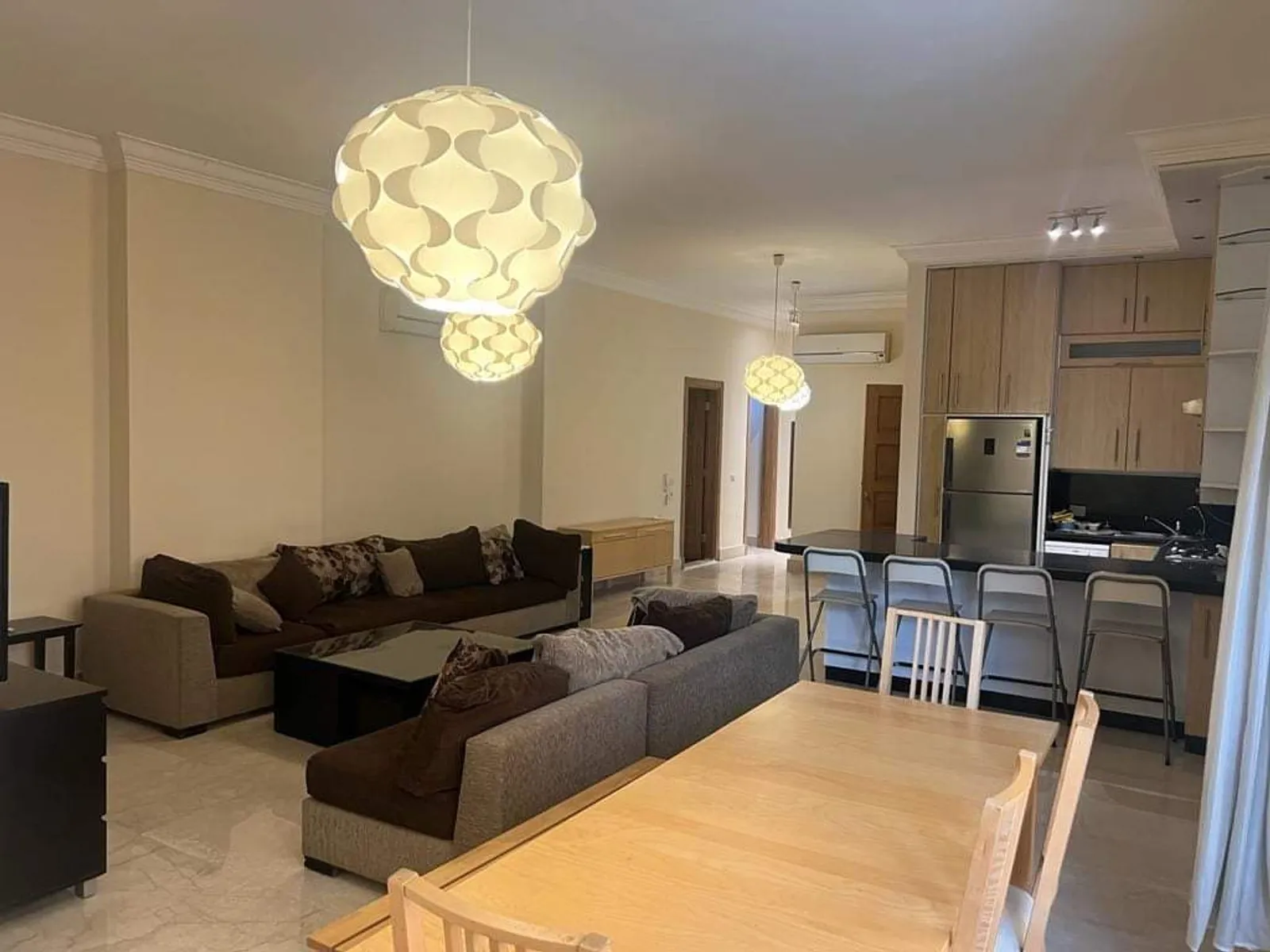 FURNISHED APARTMENT WITH SHARED SWIMMING POOL FOR RENT IN MAADI SARAYAT CAIRO EGYPT  - #5701 - Modern furnished