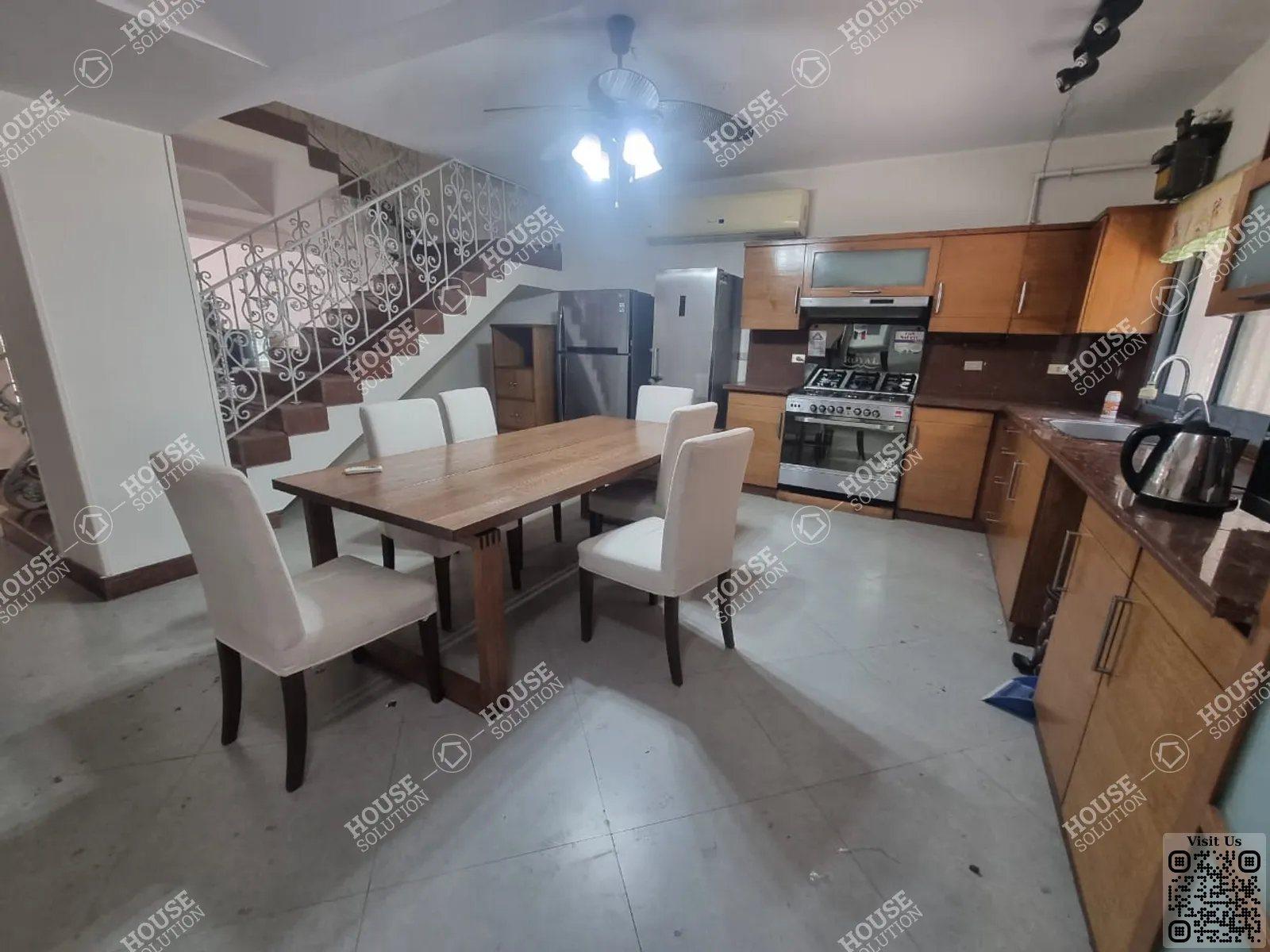 مطبخ	 @ دور ارضي للإيجار في المعادي دجله المعادي مساحة: 350 م² تتكون من 3 غرفة 4 حمام مفروش مودرن 5 نجوم #5703-2