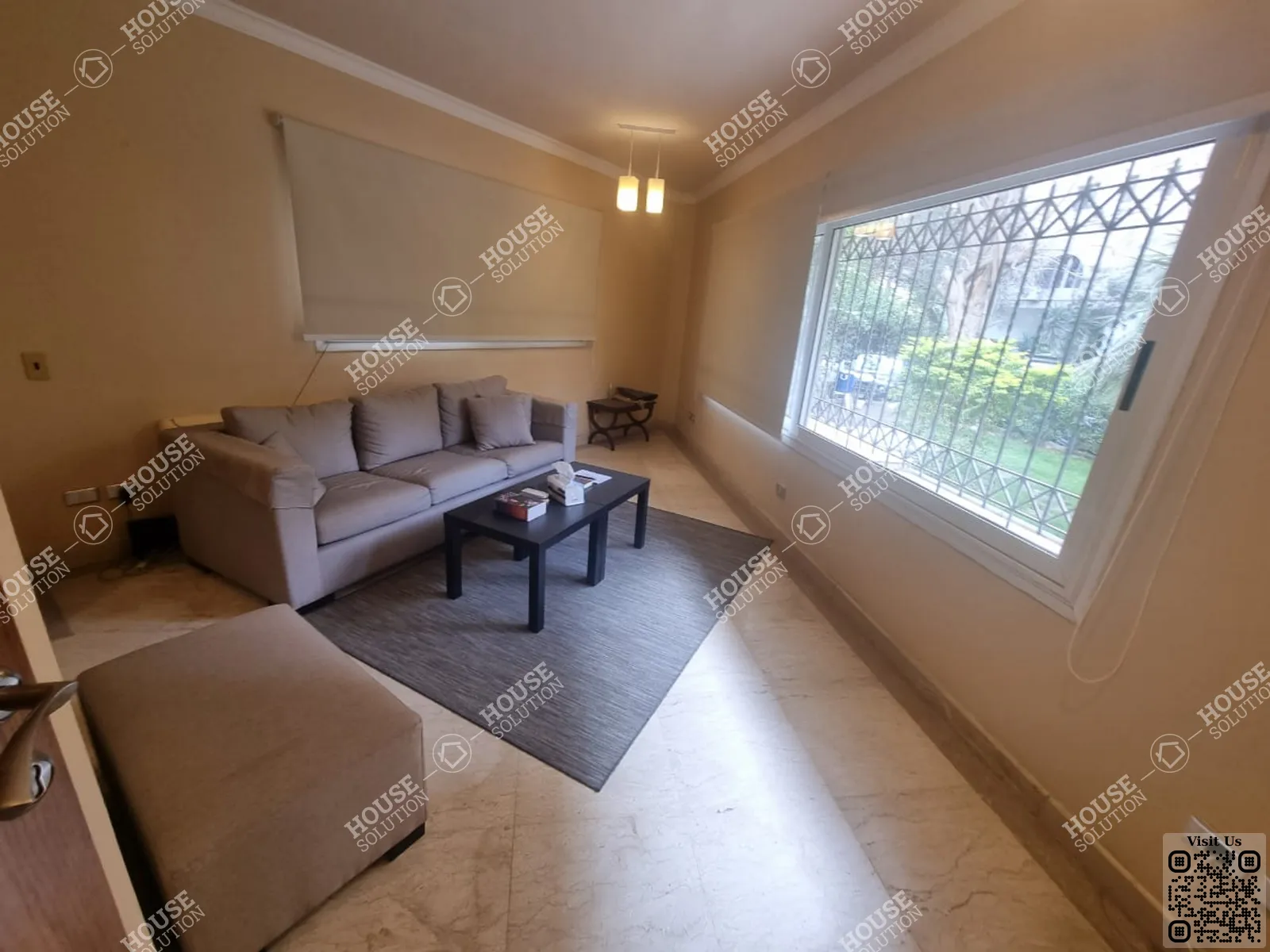 FIRST BEDROOM @ Office spaces For Rent In Maadi Maadi Sarayat Area: 90 m² consists of 2 Bedrooms 1 Bathrooms Semi furnished 5 stars #5705-1