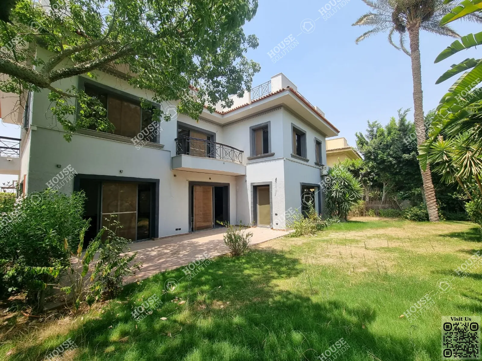 OUTSIDE VIEW  @ Villas For Rent In Katameya katameya Heights Area: 650 m² consists of 5 Bedrooms 5 Bathrooms Semi furnished 5 stars #5706-0