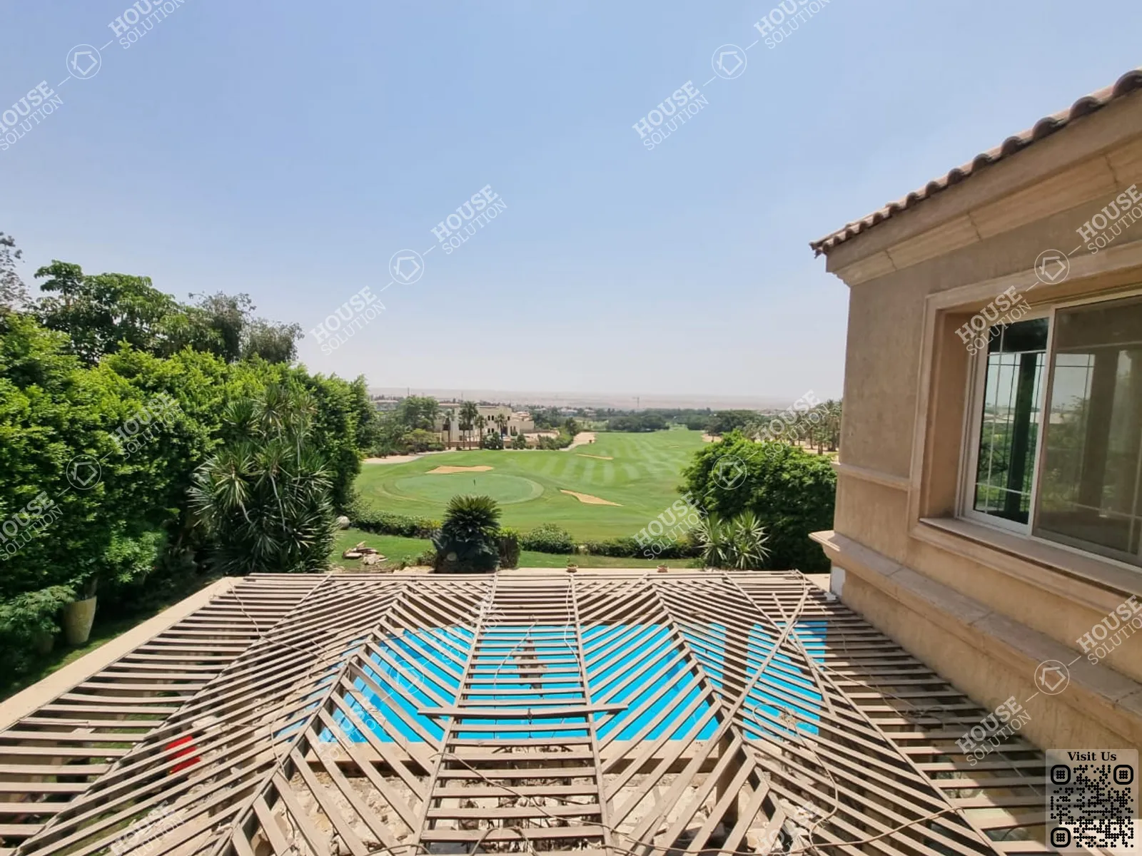 OUTSIDE VIEW  @ Villas For Rent In Katameya katameya Heights Area: 850 m² consists of 6 Bedrooms 8 Bathrooms Semi furnished 5 stars #5707-2