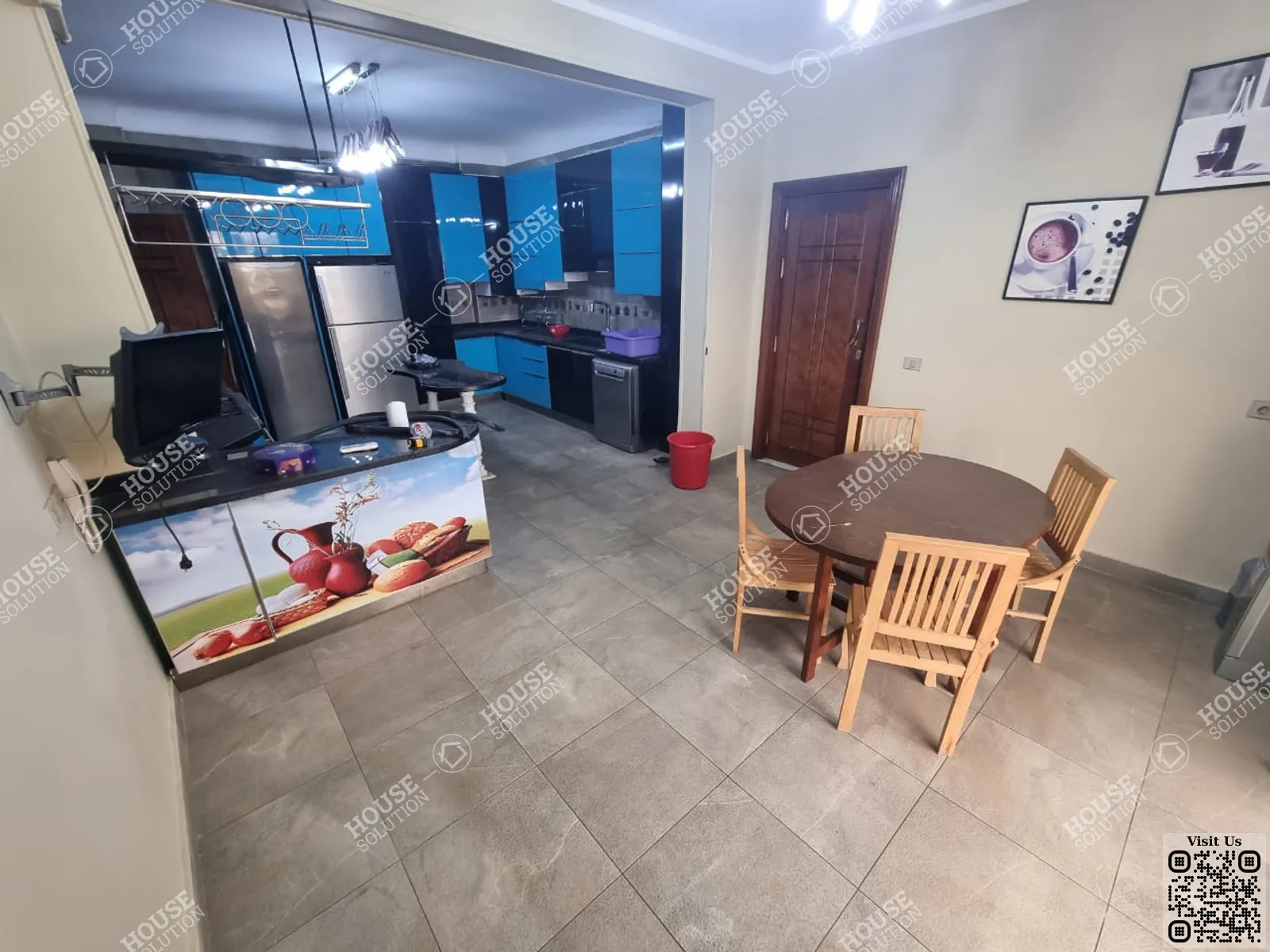 KITCHEN @ Apartments For Rent In Maadi Maadi Sarayat Area: 450 m² consists of 4 Bedrooms 3 Bathrooms Semi furnished 5 stars #5712-2