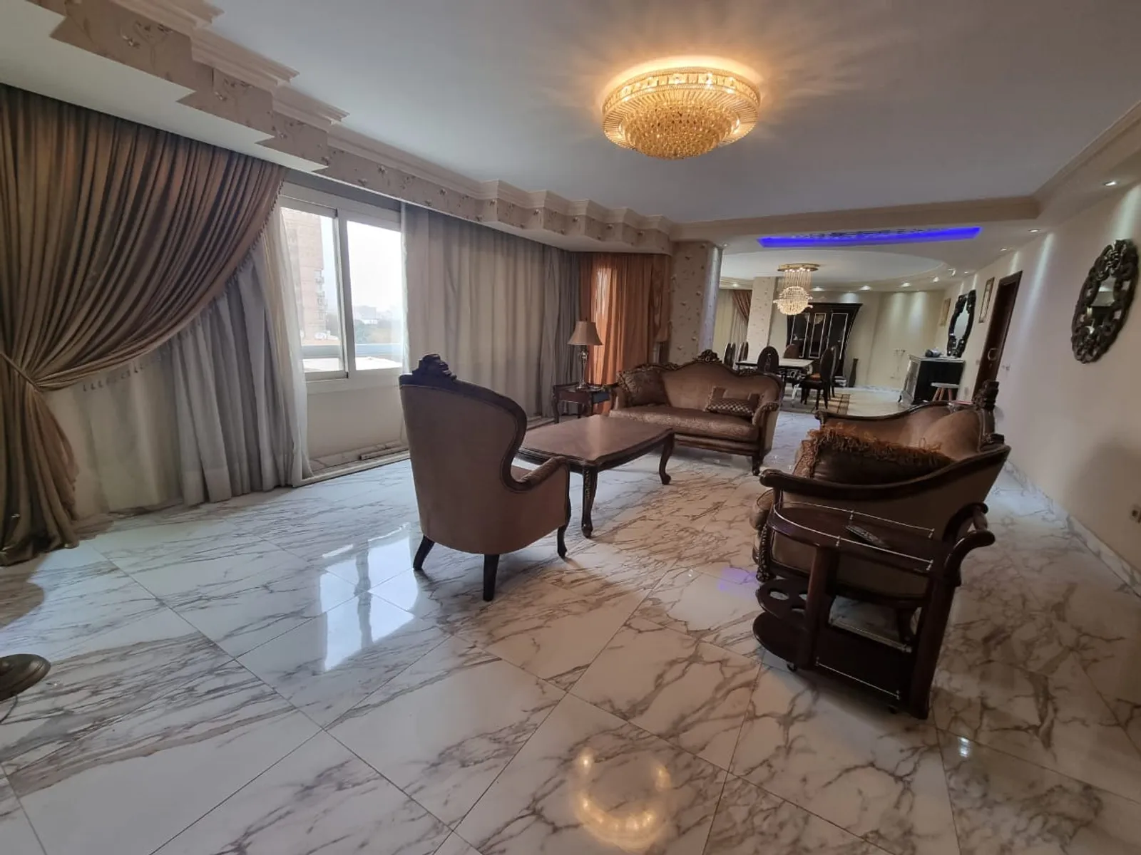 Apartments For Sale In Maadi Maadi Sarayat Area: 450 m² consists of 4 Bedrooms 3 Bathrooms Semi furnished 5 stars #5712