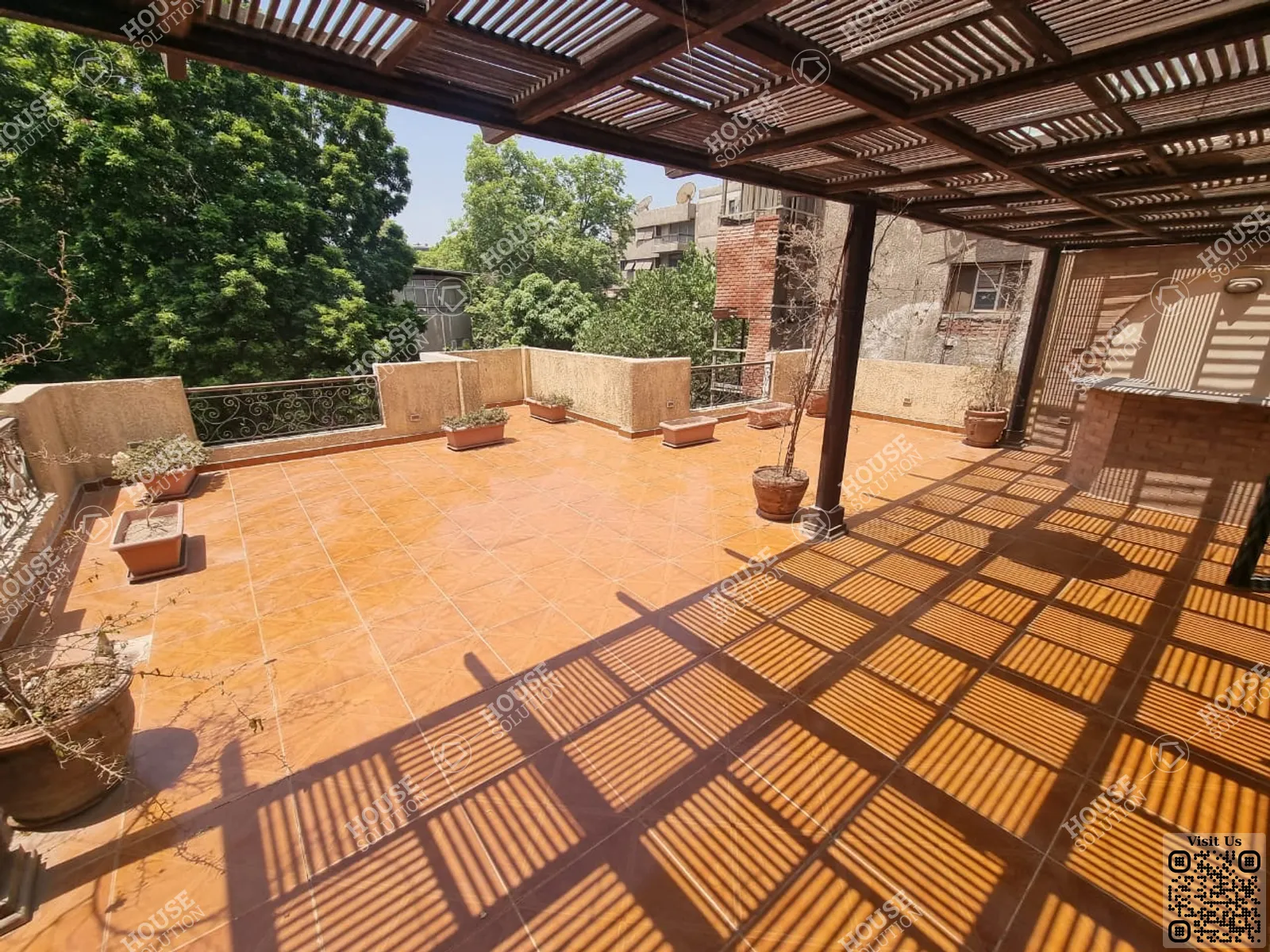 TERRACE  @ Villas For Rent In Maadi Maadi Sarayat Area: 650 m² consists of 5 Bedrooms 5 Bathrooms Semi furnished 5 stars #5713-1