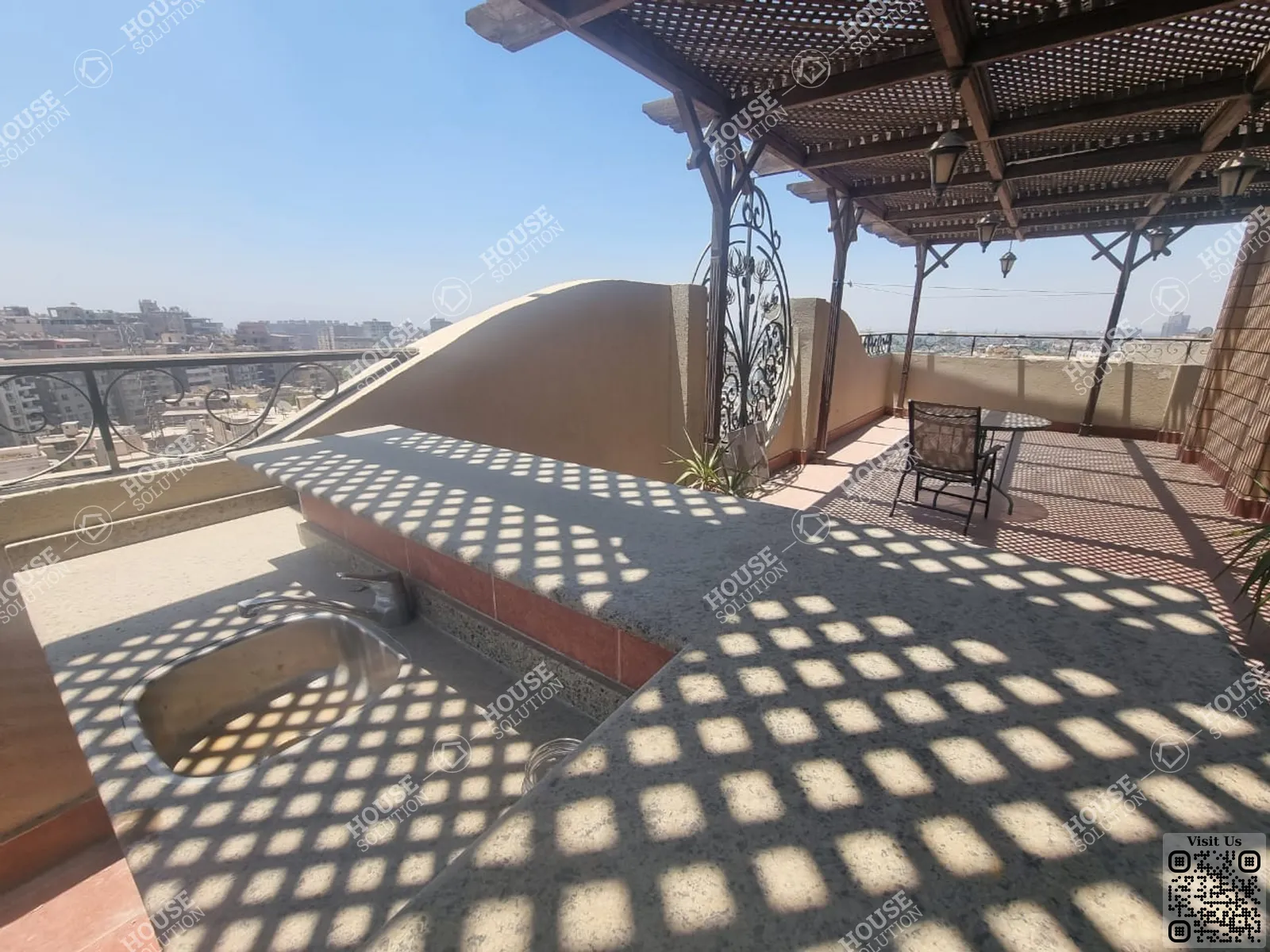 TERRACE  @ Penthouses For Rent In Maadi Maadi Degla Area: 280 m² consists of 3 Bedrooms 3 Bathrooms Modern furnished 5 stars #5714-0