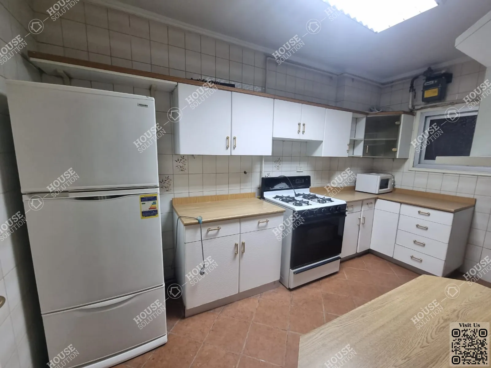 KITCHEN  @ Apartments For Rent In Maadi Maadi Sarayat Area: 185 m² consists of 3 Bedrooms 2 Bathrooms Furnished 5 stars #5715-1