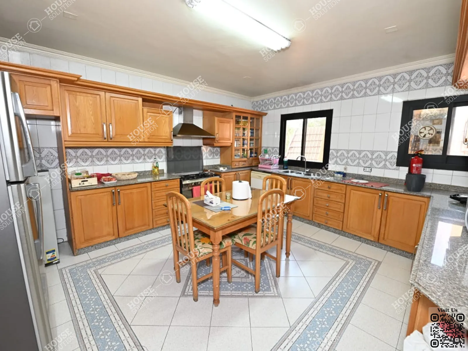 KITCHEN  @ Apartments For Rent In Maadi Maadi Sarayat Area: 280 m² consists of 4 Bedrooms 3 Bathrooms Furnished 5 stars #5718-1