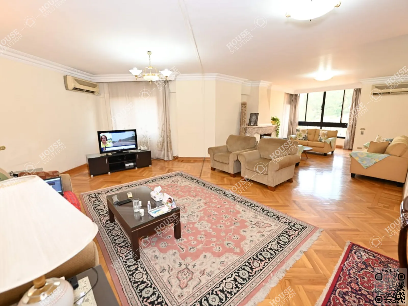 RECEPTION  @ Apartments For Rent In Maadi Maadi Sarayat Area: 280 m² consists of 4 Bedrooms 3 Bathrooms Furnished 5 stars #5718-0