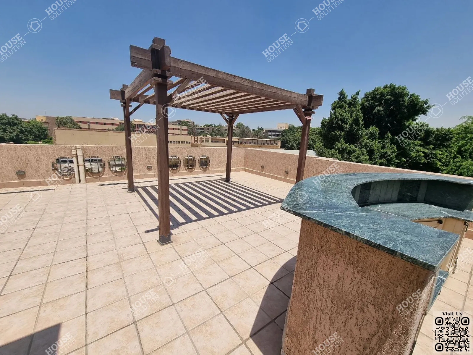 مصطبة @ مقرات اداريه للإيجار في المعادي دجله المعادي مساحة: 600 م² تتكون من 4 غرفة 4 حمام نصف مفروش 5 نجوم #5722-2