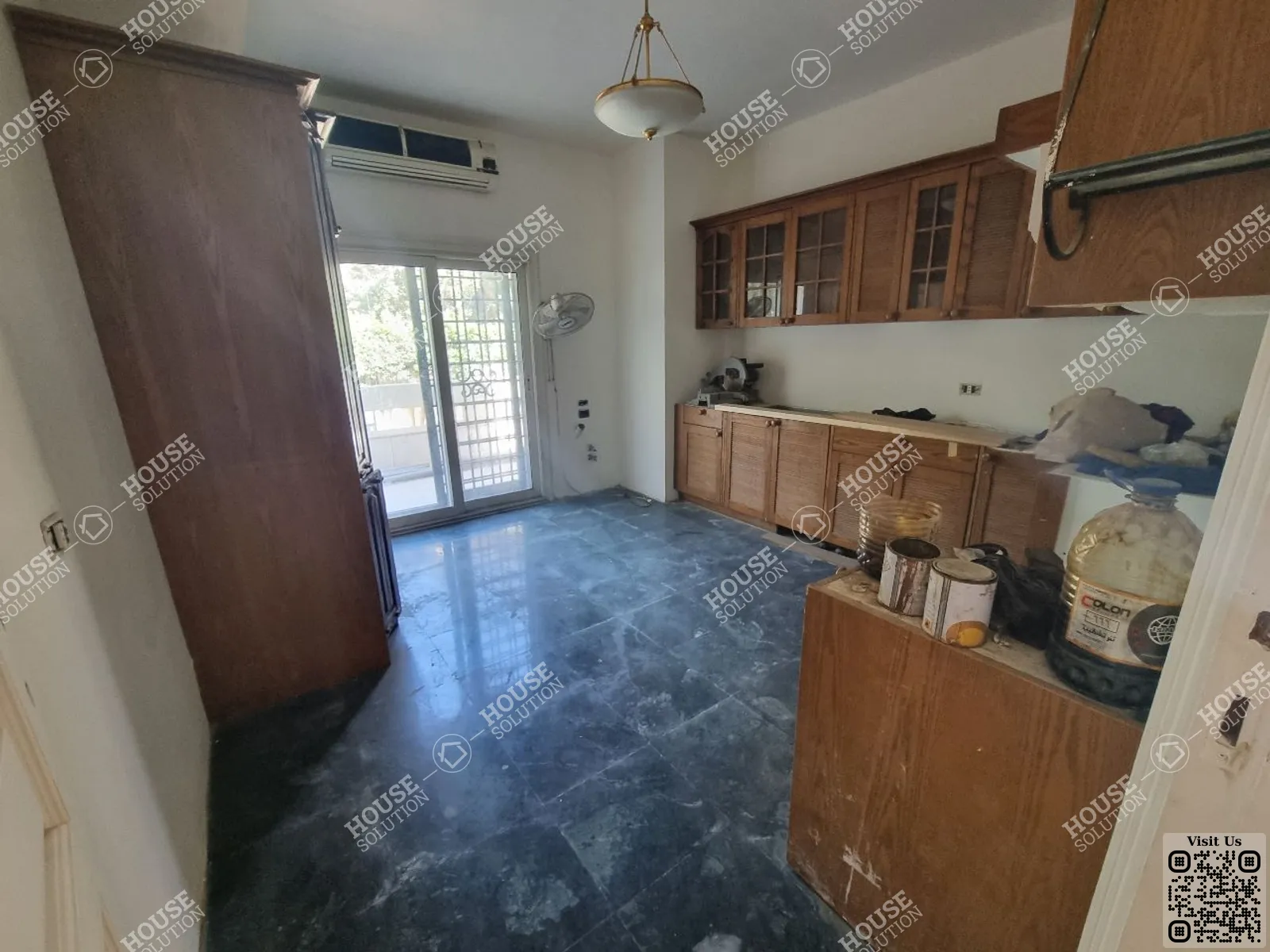 KITCHEN @ Office spaces For Rent In Maadi Maadi Degla Area: 750 m² consists of 5 Bedrooms 4 Bathrooms Semi furnished 5 stars #5725-2