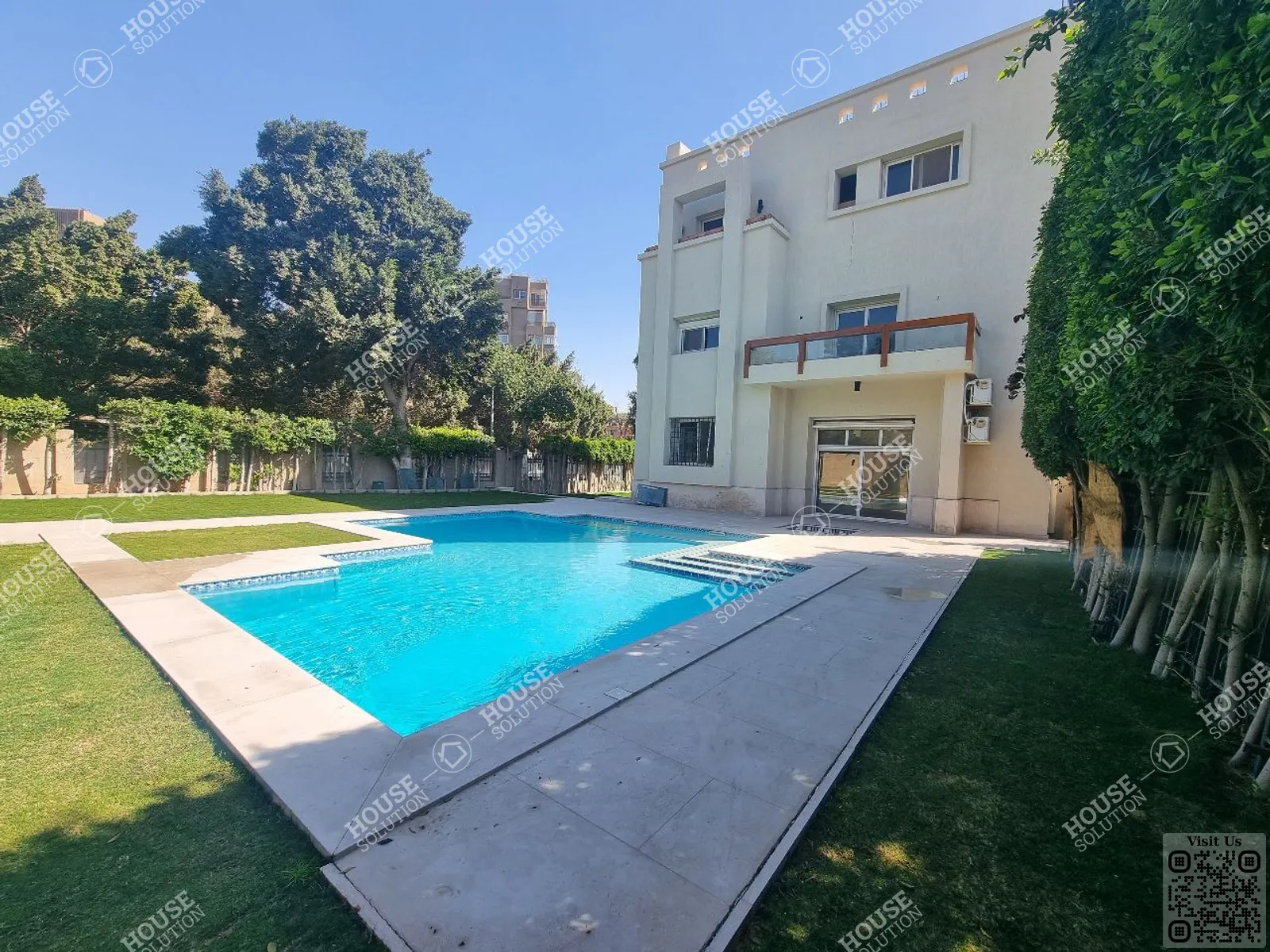 OUTSIDE VIEW @ Office spaces For Rent In Maadi Maadi Degla Area: 750 m² consists of 5 Bedrooms 4 Bathrooms Semi furnished 5 stars #5725-0