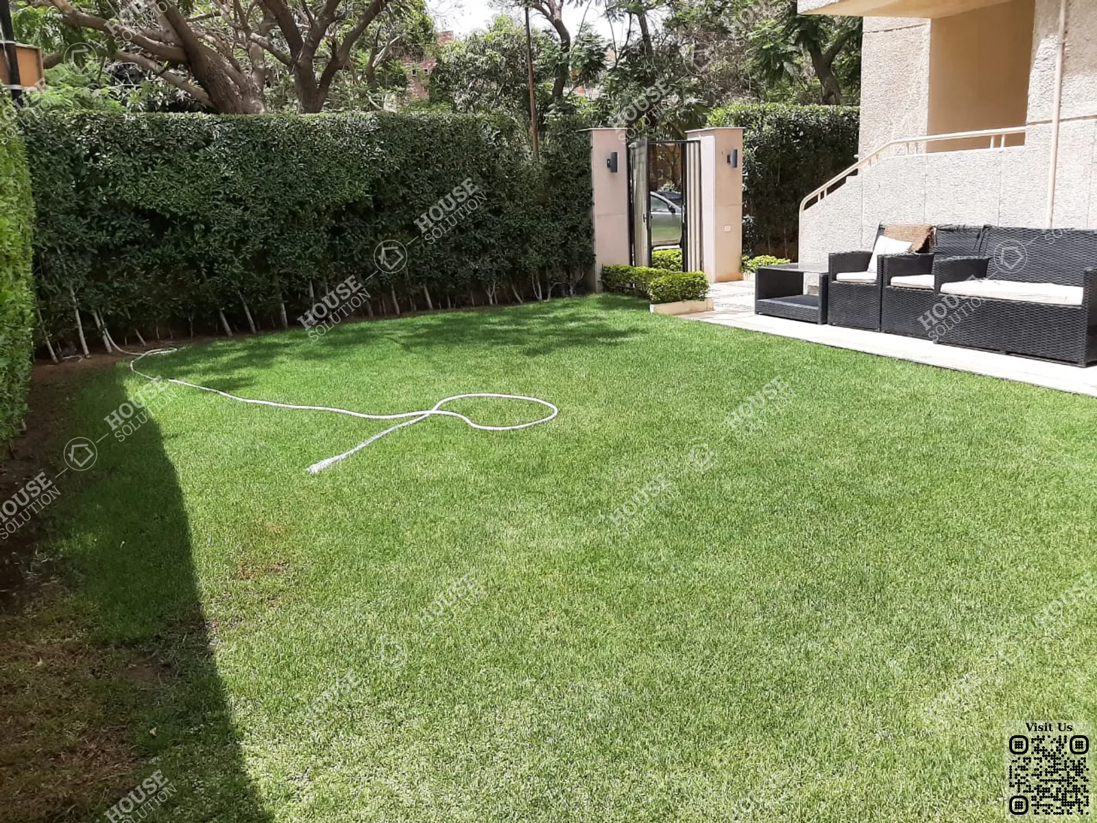 حديقة خاصة	 @ دور ارضي للإيجار في المعادي دجله المعادي مساحة: 150 م² تتكون من 2 غرفة 2 حمام مفروش مودرن 5 نجوم #5754-1