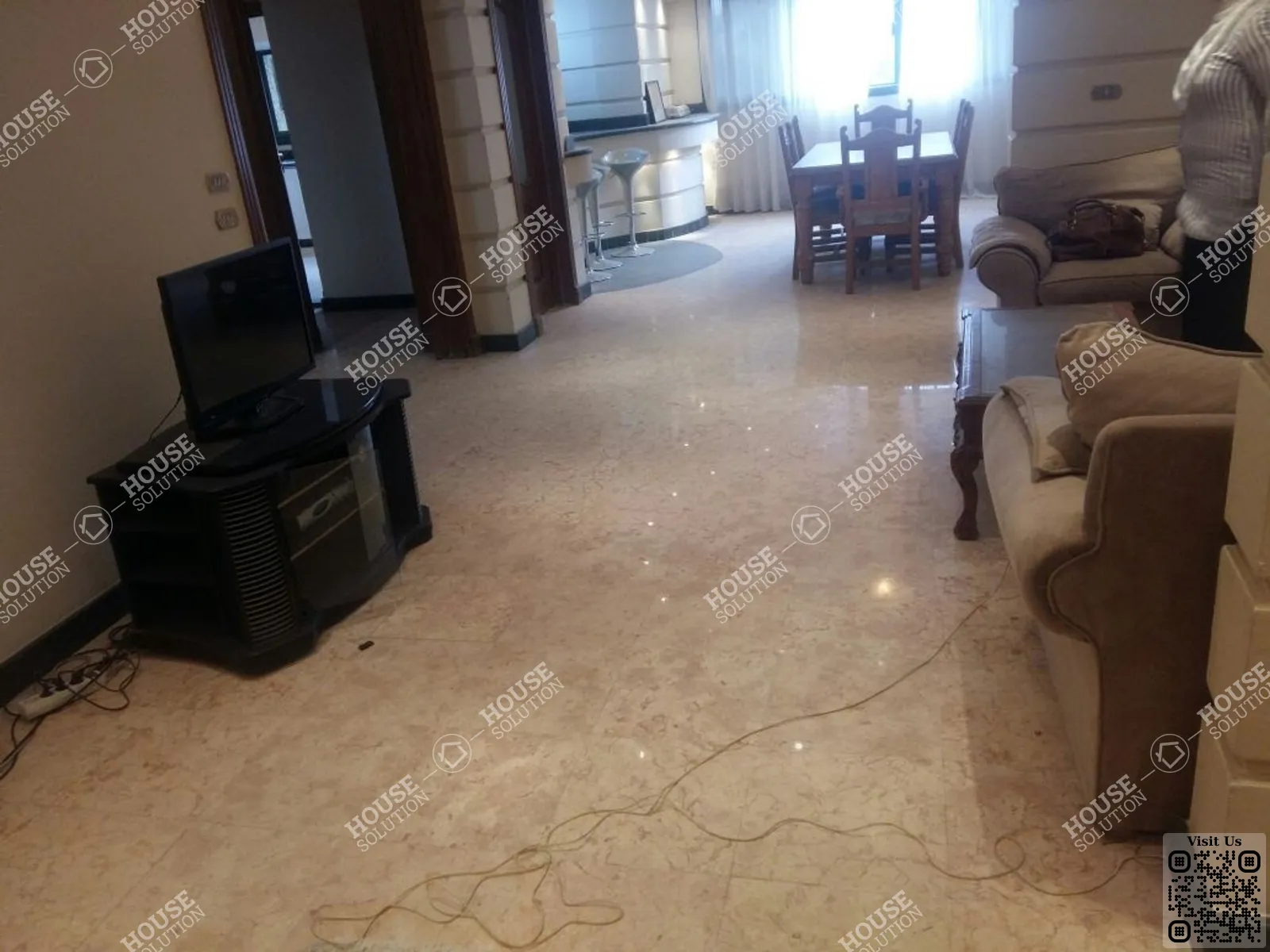 RECEPTION  @ Apartments For Rent In Maadi Maadi Sarayat Area: 200 m² consists of 3 Bedrooms 2 Bathrooms Furnished 4 stars #5756-2