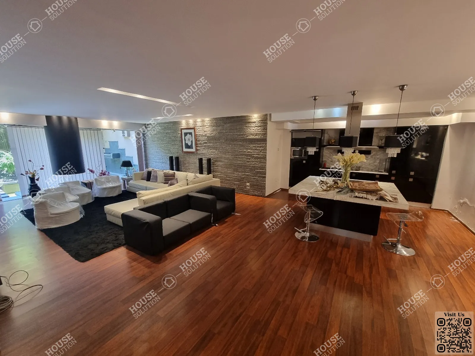 RECEPTION  @ Ground Floors For Rent In Katameya katameya Heights Area: 265 m² consists of 3 Bedrooms 2 Bathrooms Modern furnished 5 stars #5759-0