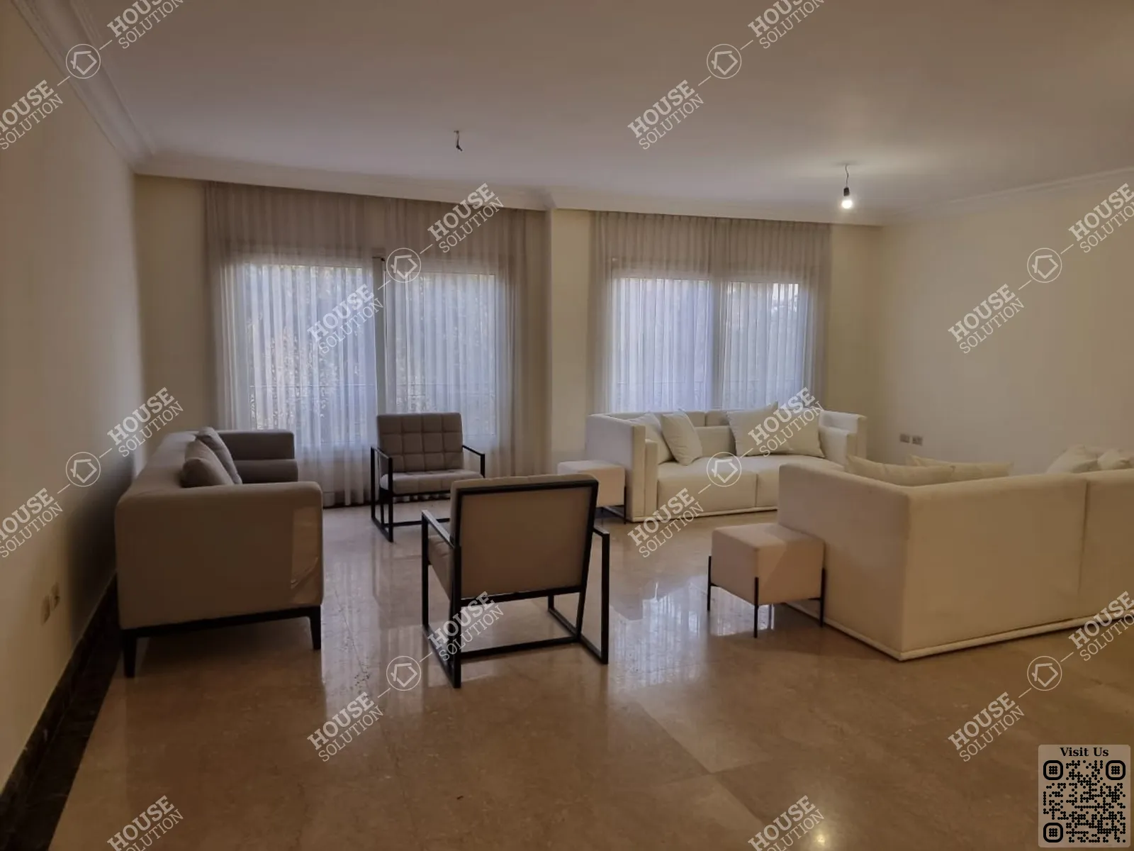 RECEPTION  @ Apartments For Rent In Maadi Maadi Sarayat Area: 185 m² consists of 3 Bedrooms 3 Bathrooms Semi furnished 5 stars #5762-0