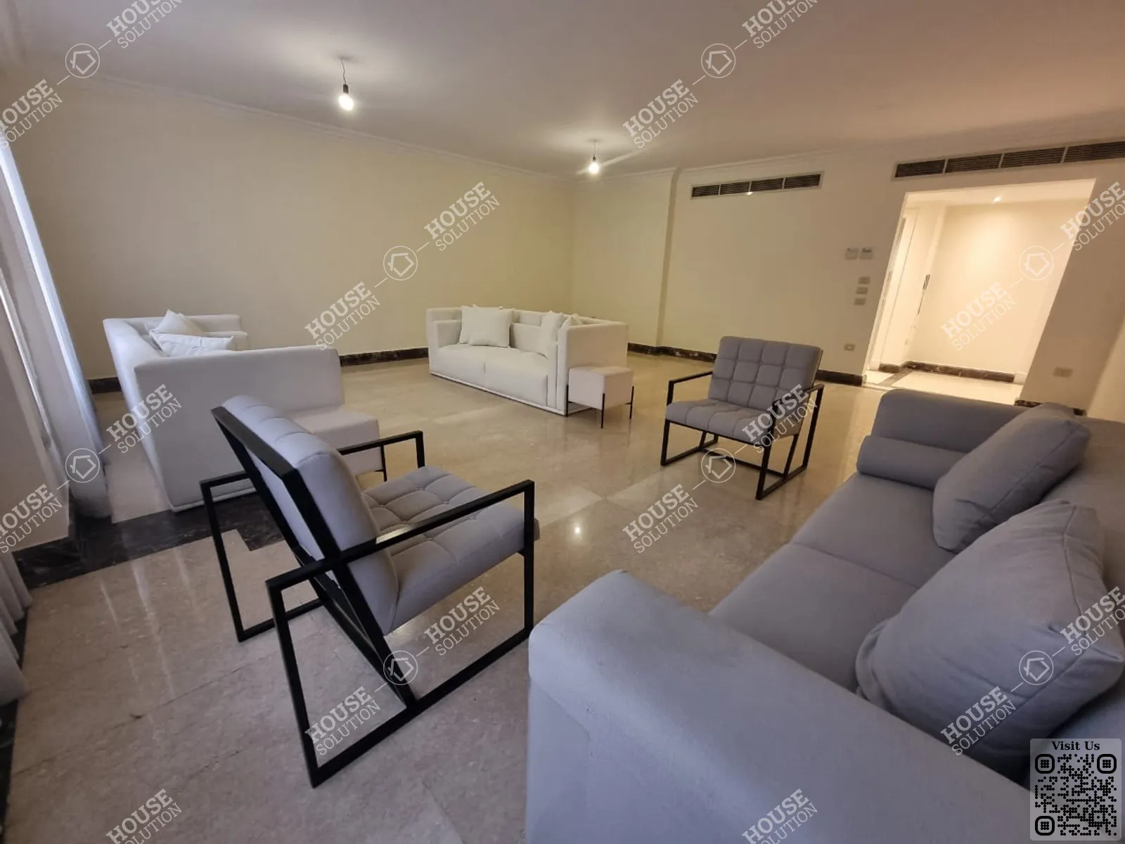 RECEPTION @ Apartments For Rent In Maadi Maadi Sarayat Area: 185 m² consists of 3 Bedrooms 3 Bathrooms Semi furnished 5 stars #5762-2