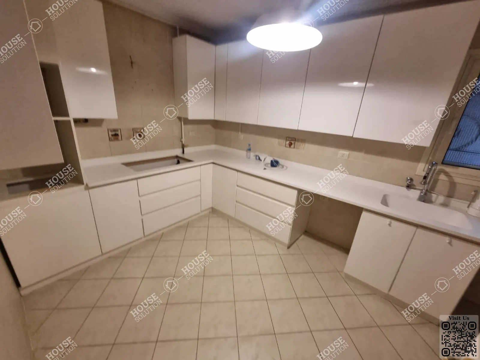 KITCHEN @ Apartments For Rent In Maadi Maadi Sarayat Area: 185 m² consists of 3 Bedrooms 3 Bathrooms Semi furnished 5 stars #5762-1