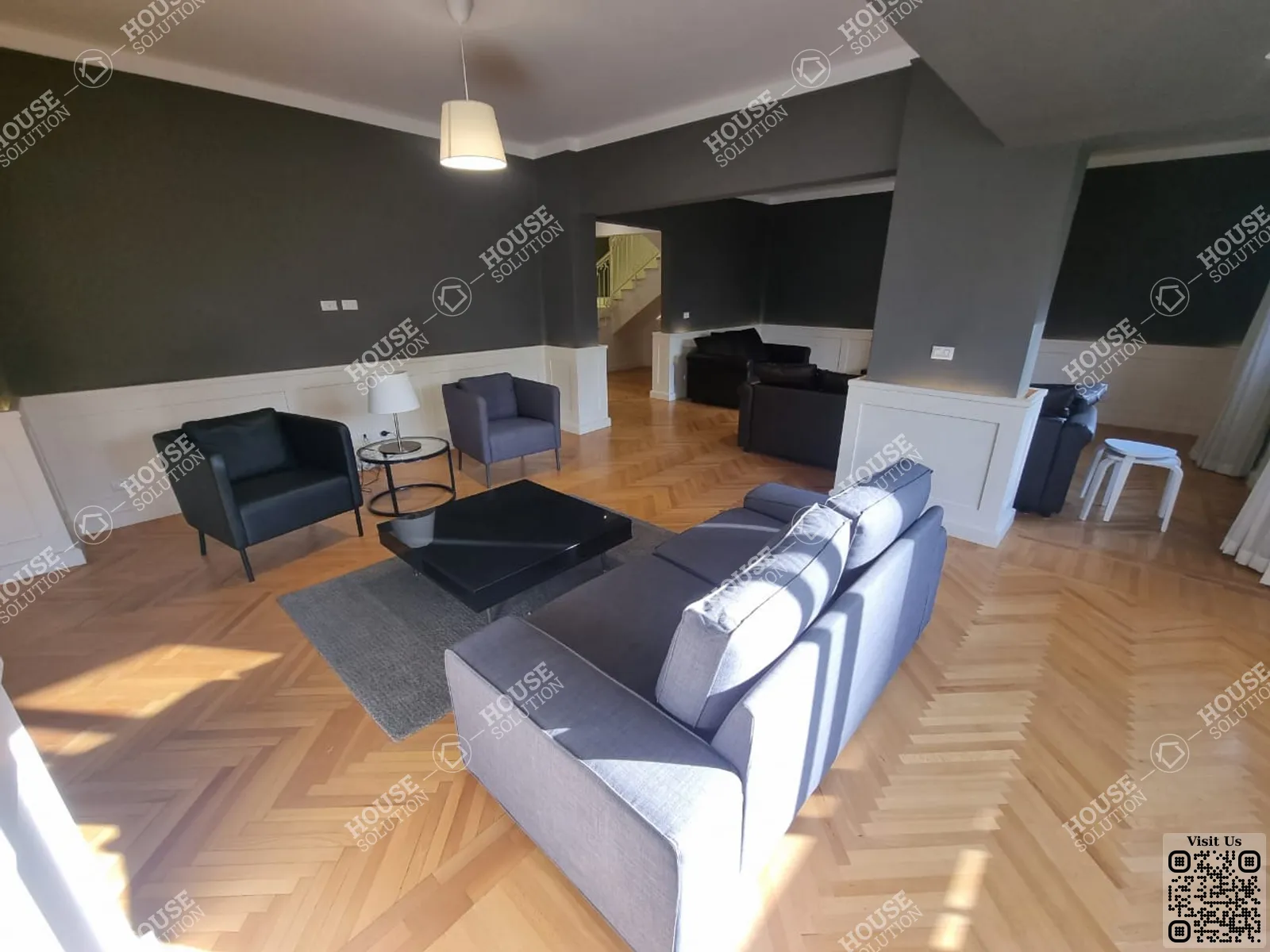 RECEPTION @ Duplexes For Rent In Maadi Maadi Degla Area: 245 m² consists of 3 Bedrooms 3 Bathrooms Modern furnished 5 stars #5763-2