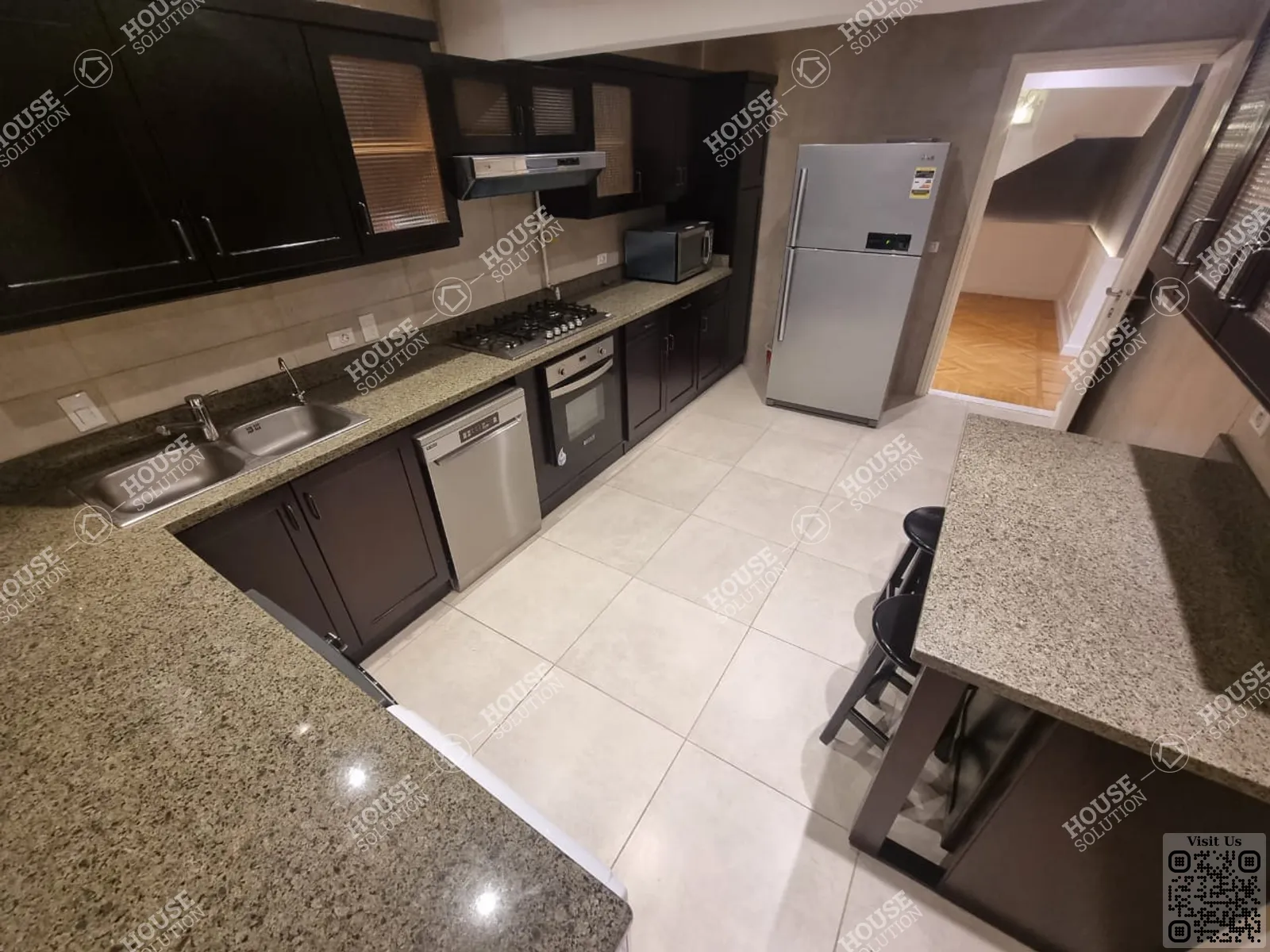 KITCHEN @ Duplexes For Rent In Maadi Maadi Degla Area: 245 m² consists of 3 Bedrooms 3 Bathrooms Modern furnished 5 stars #5763-1