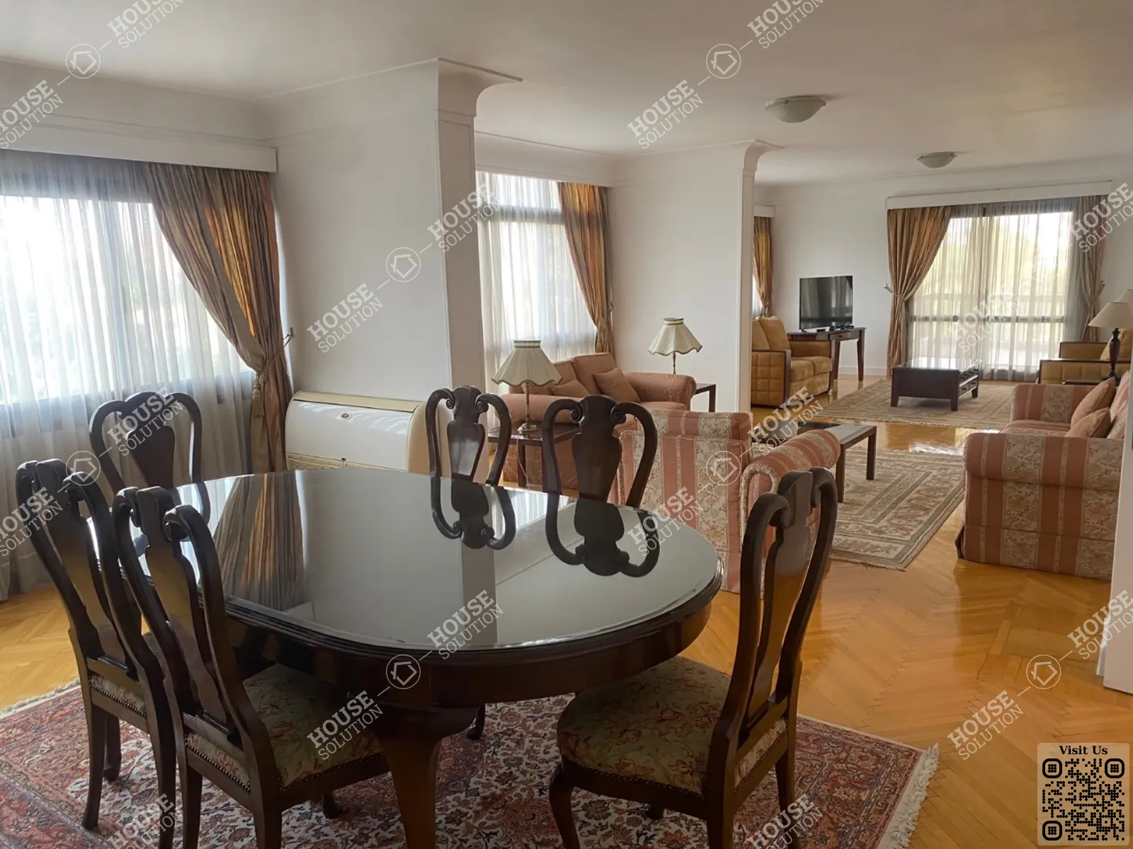 RECEPTION @ Apartments For Rent In Maadi Maadi Sarayat Area: 265 m² consists of 4 Bedrooms 3 Bathrooms Furnished 1 stars #5767-2