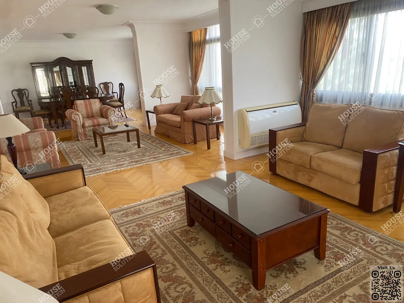 RECEPTION @ Apartments For Rent In Maadi Maadi Sarayat Area: 265 m² consists of 4 Bedrooms 3 Bathrooms Furnished 1 stars #5767-0