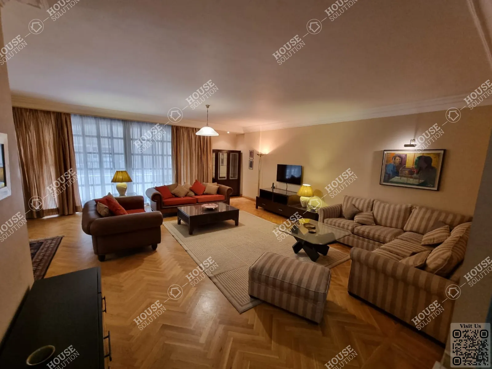 RECEPTION  @ Apartments For Sale In Maadi Maadi Sarayat Area: 240 m² consists of 3 Bedrooms 3 Bathrooms Furnished 5 stars #5771-0