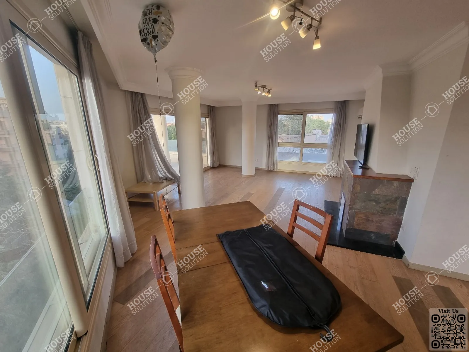 LIVING AREA  @ Apartments For Rent In Maadi Maadi Sarayat Area: 265 m² consists of 4 Bedrooms 4 Bathrooms Modern furnished 5 stars #5774-2