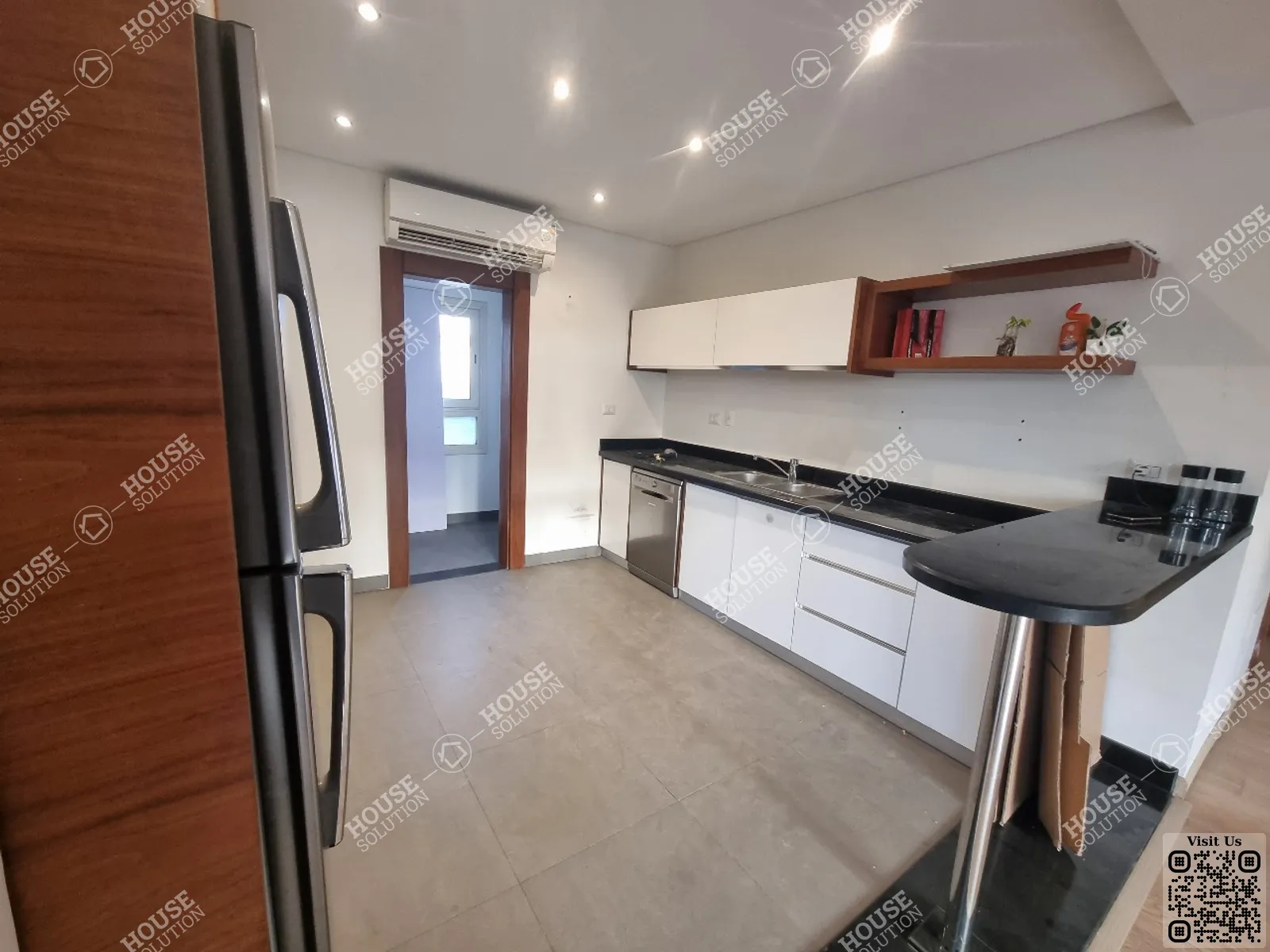 KITCHEN  @ Apartments For Rent In Maadi Maadi Sarayat Area: 265 m² consists of 4 Bedrooms 4 Bathrooms Modern furnished 5 stars #5774-1
