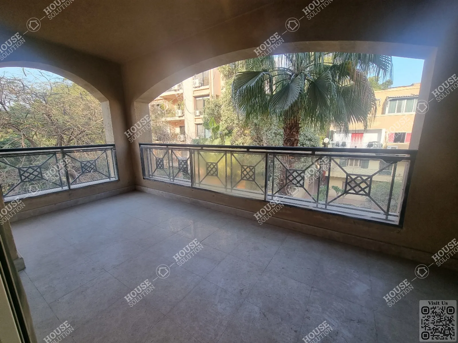 BALCONY @ Apartments For Rent In Maadi Maadi Sarayat Area: 285 m² consists of 4 Bedrooms 4 Bathrooms Semi furnished 5 stars #5775-1