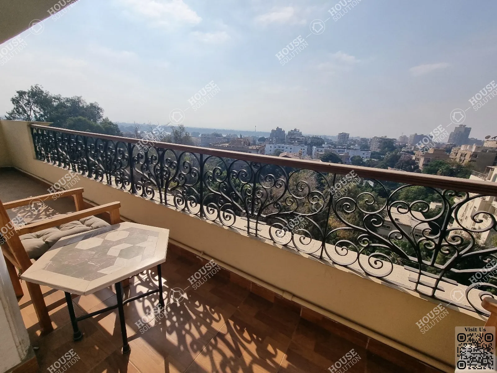 BALCONY @ Apartments For Rent In Maadi Maadi Sarayat Area: 245 m² consists of 4 Bedrooms 4 Bathrooms Modern furnished 5 stars #5782-1