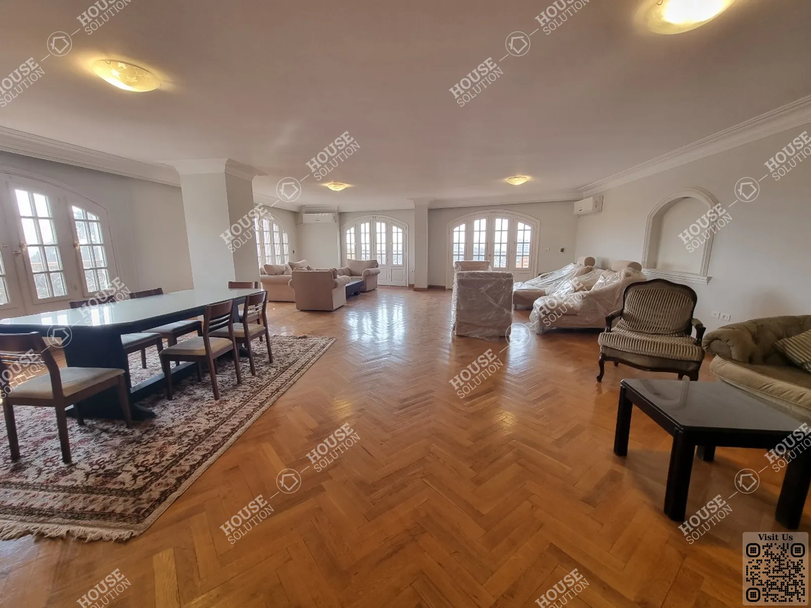 RECEPTION @ Apartments For Rent In Maadi Maadi Sarayat Area: 245 m² consists of 4 Bedrooms 4 Bathrooms Modern furnished 5 stars #5782-0