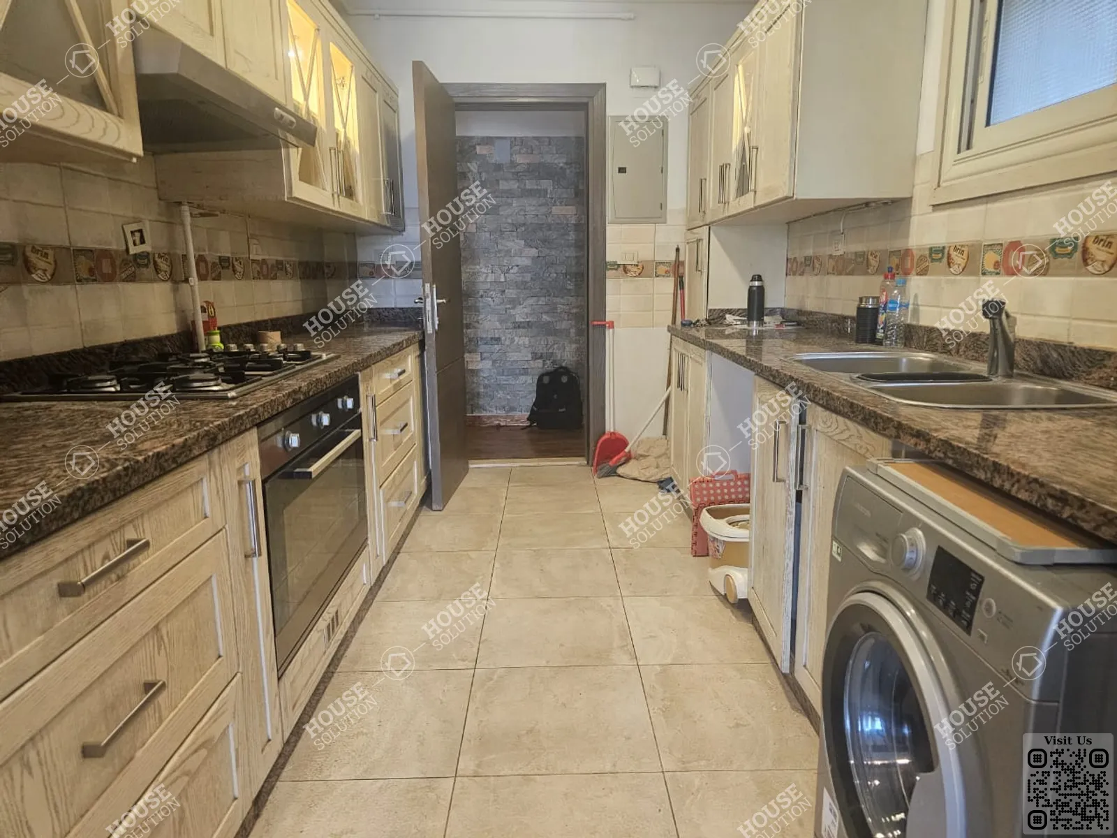 KITCHEN  @ Apartments For Rent In Maadi Maadi Degla Area: 185 m² consists of 3 Bedrooms 3 Bathrooms Modern furnished 5 stars #5786-1