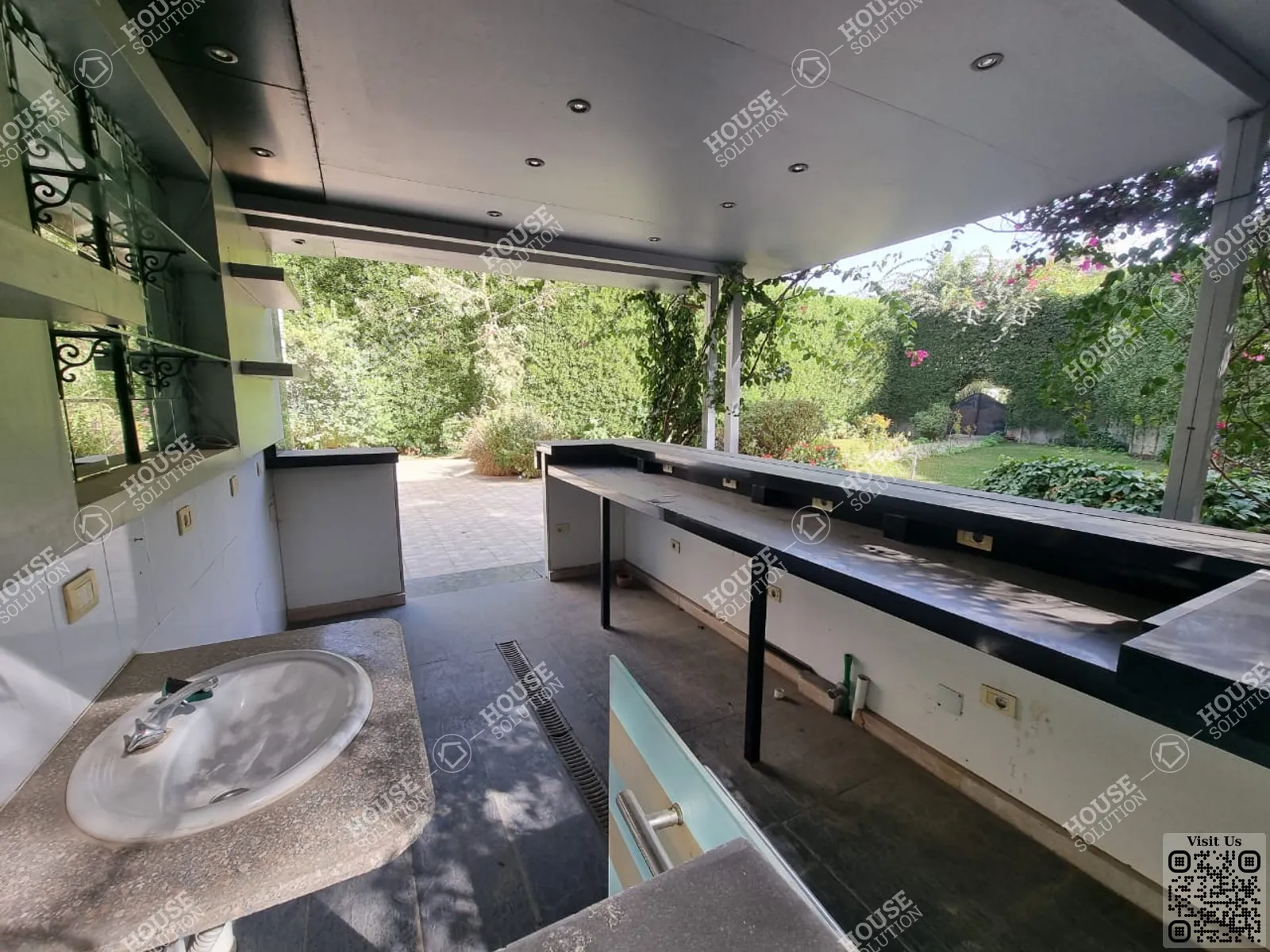 مطبخ صغير @ فيلات للإيجار في المعادي دجله المعادي مساحة: 1050 م² تتكون من 5 غرفة 4 حمام نصف مفروش 5 نجوم #5789-2