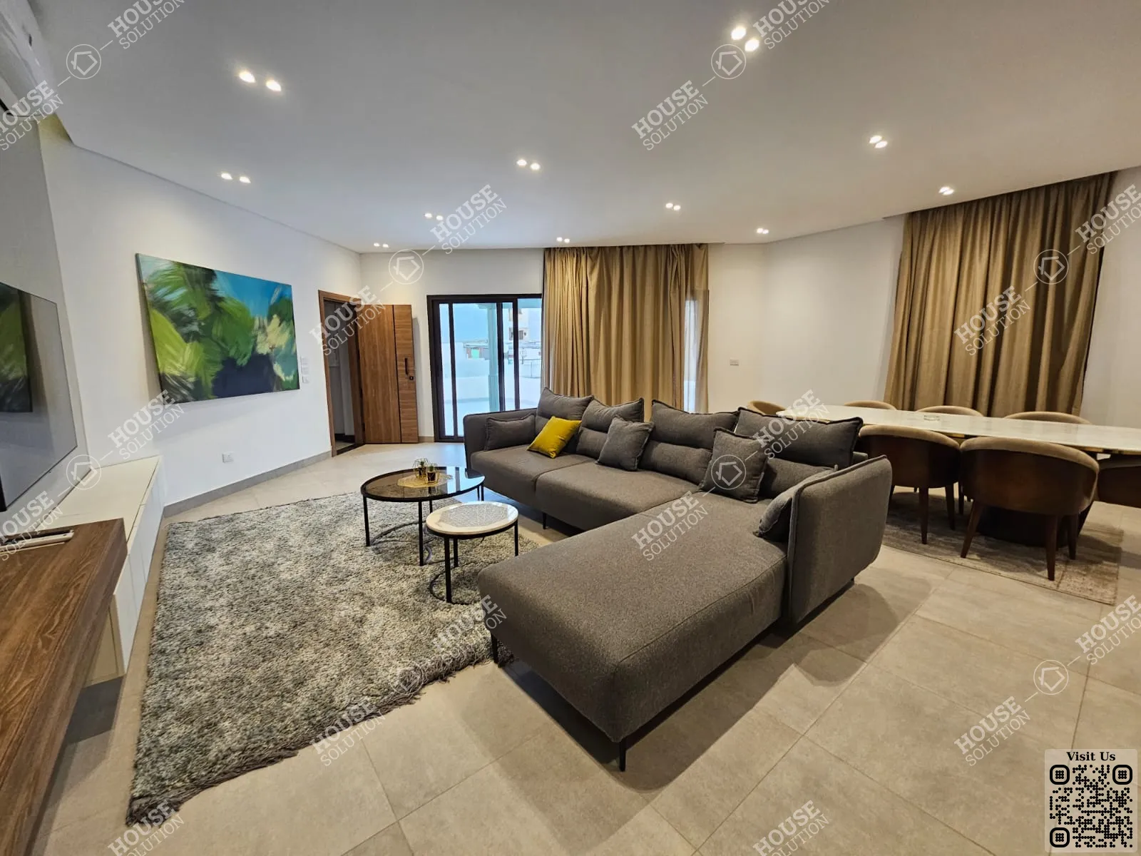 RECEPTION  @ Penthouses For Rent In Maadi Maadi Sarayat Area: 165 m² consists of 3 Bedrooms 4 Bathrooms Modern furnished 5 stars #5790-0