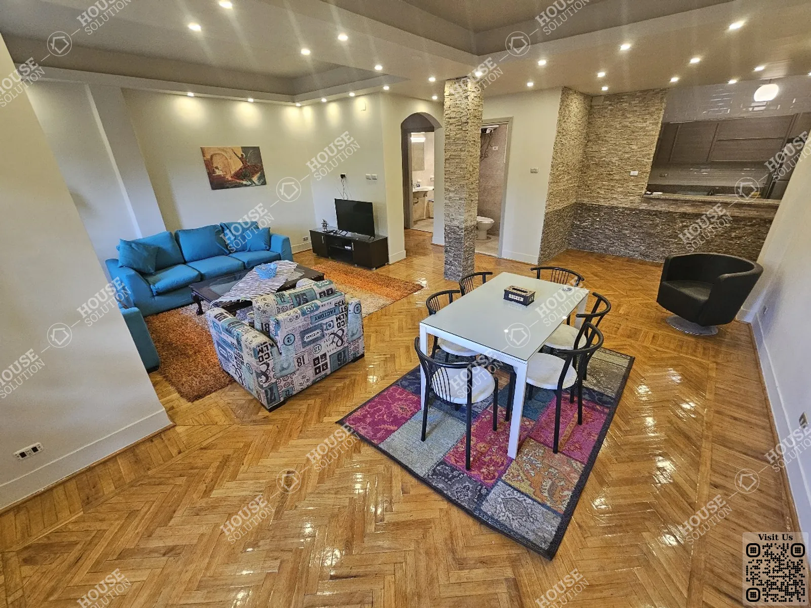 RECEPTION @ Apartments For Rent In Maadi Maadi Sarayat Area: 120 m² consists of 2 Bedrooms 2 Bathrooms Modern furnished 5 stars #5792-0