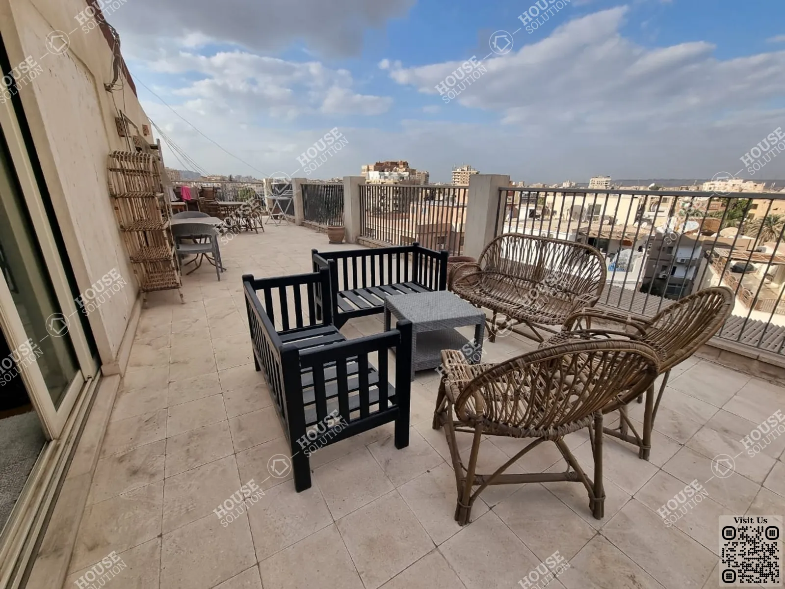 TERRACE  @ Penthouses For Rent In Maadi Maadi Degla Area: 320 m² consists of 4 Bedrooms 3 Bathrooms Furnished 5 stars #5795-0