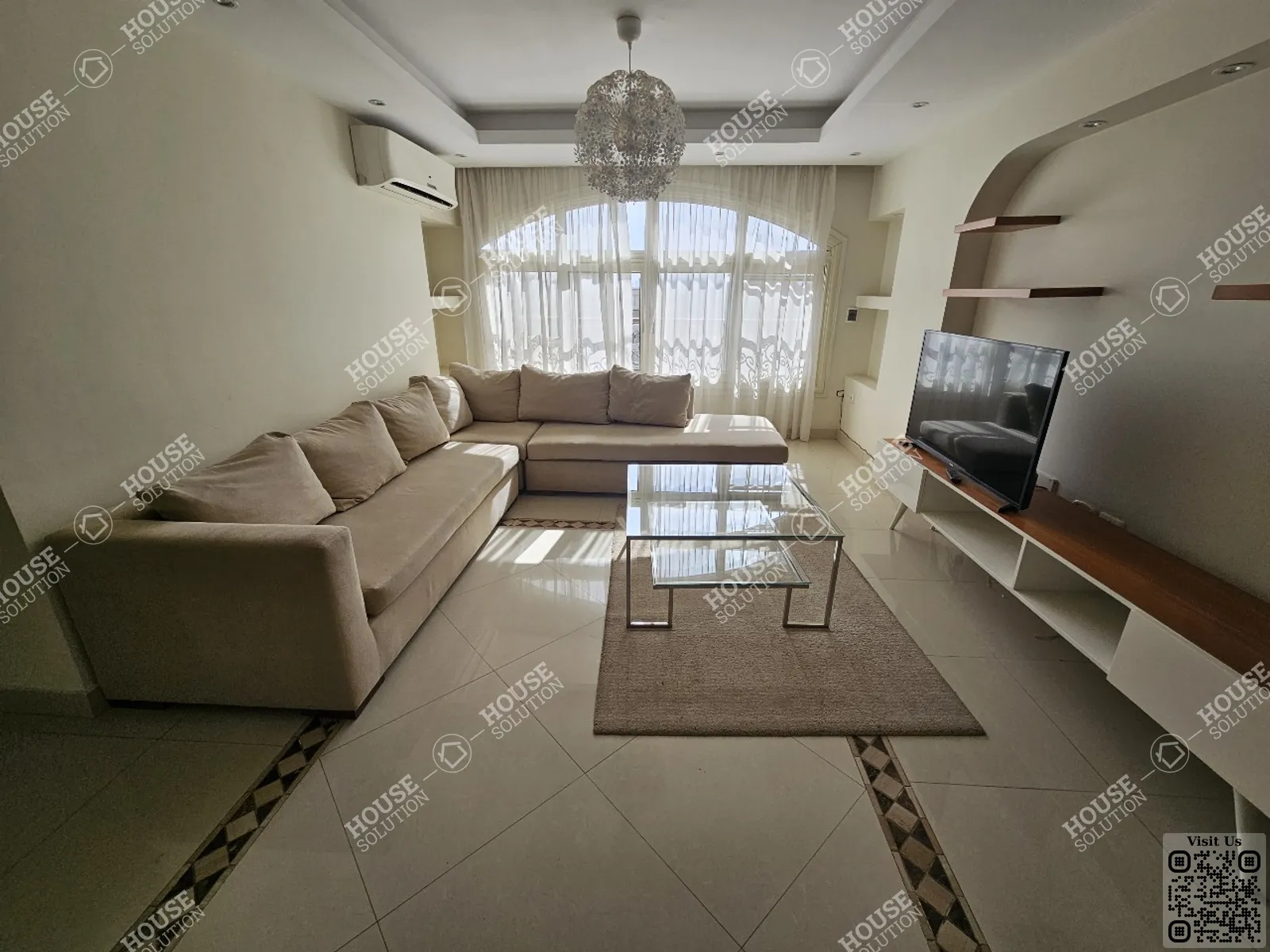 LIVING AREA @ Apartments For Rent In Maadi Maadi Sarayat Area: 320 m² consists of 4 Bedrooms 4 Bathrooms Modern furnished 5 stars #5796-2