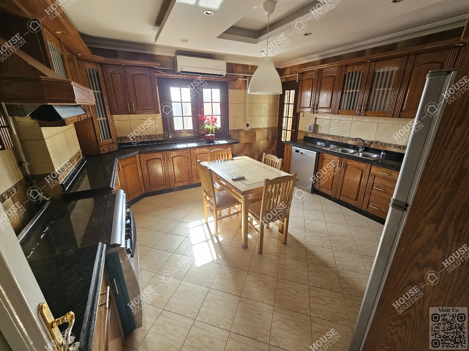 KITCHEN @ Apartments For Rent In Maadi Maadi Sarayat Area: 320 m² consists of 4 Bedrooms 4 Bathrooms Modern furnished 5 stars #5796-1
