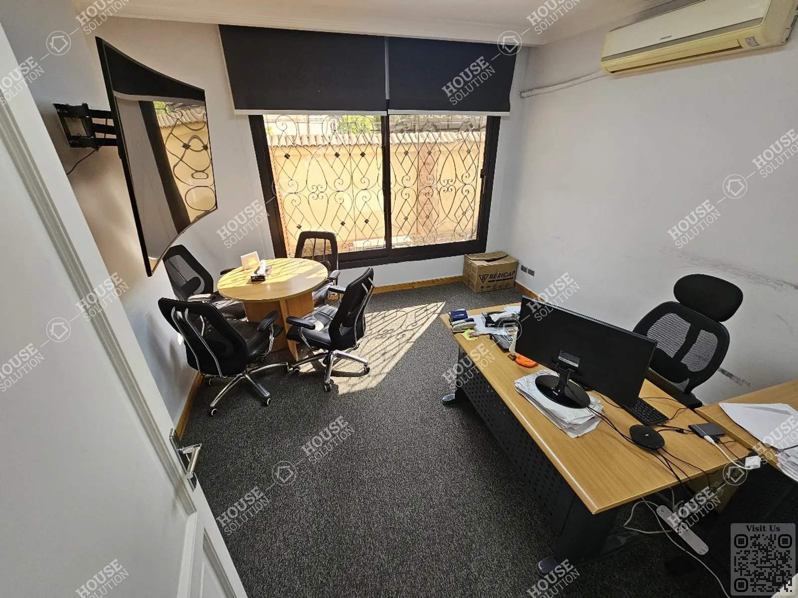 OFFICE ROOM @ Office spaces For Rent In Maadi Maadi Sarayat Area: 300 m² consists of 4 Bedrooms 3 Bathrooms Semi furnished 5 stars #5798-2