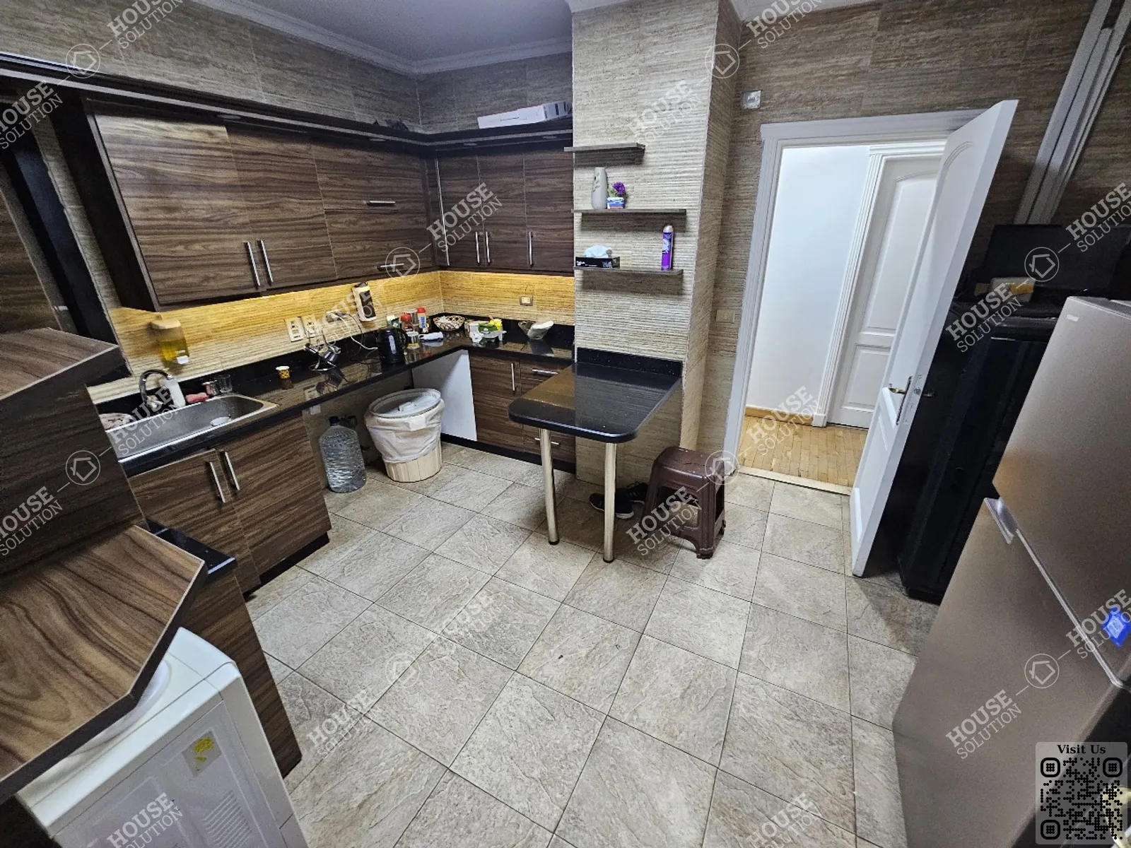 KITCHEN @ Office spaces For Rent In Maadi Maadi Sarayat Area: 300 m² consists of 4 Bedrooms 3 Bathrooms Semi furnished 5 stars #5798-1