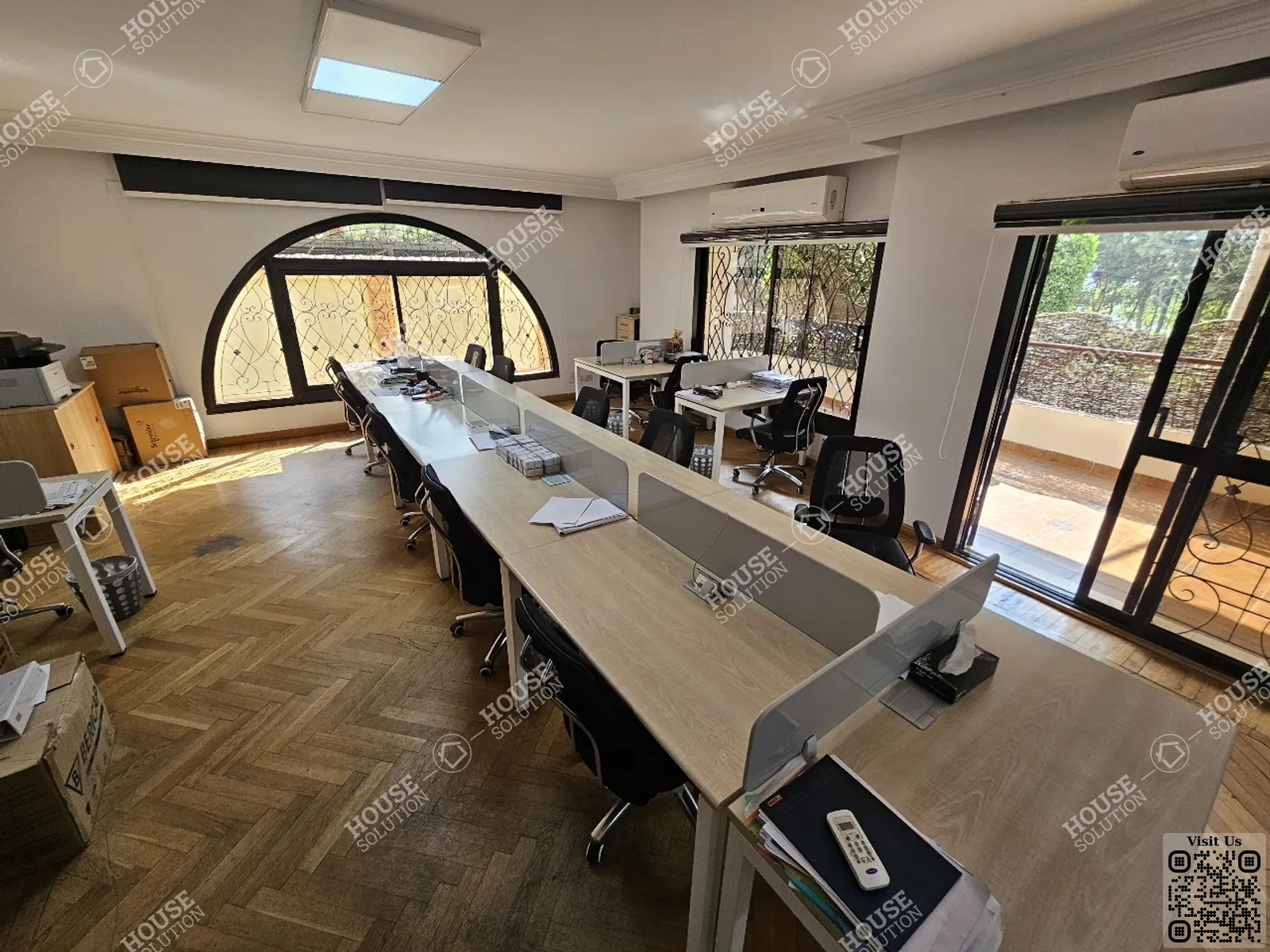 RECEPTION @ Office spaces For Rent In Maadi Maadi Sarayat Area: 300 m² consists of 4 Bedrooms 3 Bathrooms Semi furnished 5 stars #5798-0