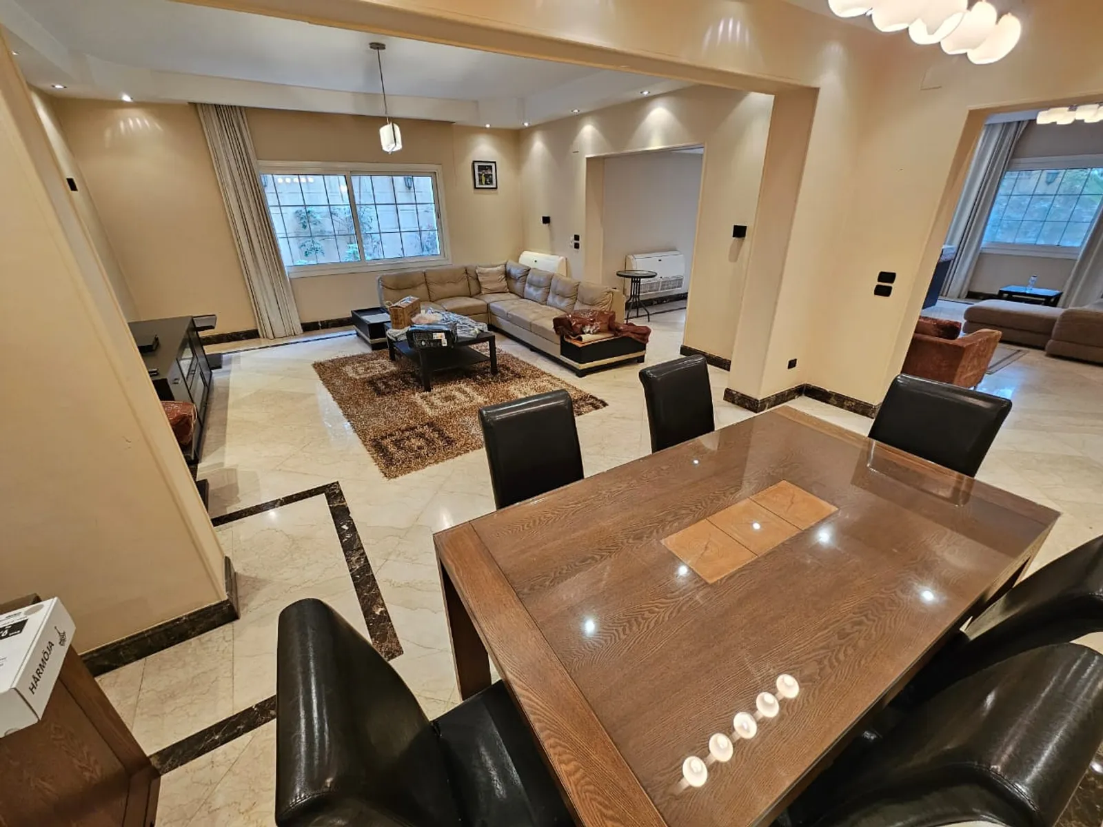 Ground Floors For Sale In Maadi Maadi Sarayat Area: 250 m² consists of 2 Bedrooms 3 Bathrooms Modern furnished 5 stars #5804