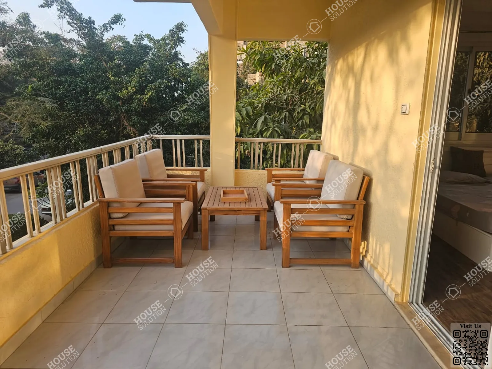 BALCONY  @ Apartments For Rent In Maadi Maadi Degla Area: 175 m² consists of 3 Bedrooms 2 Bathrooms Modern furnished 5 stars #5808-1