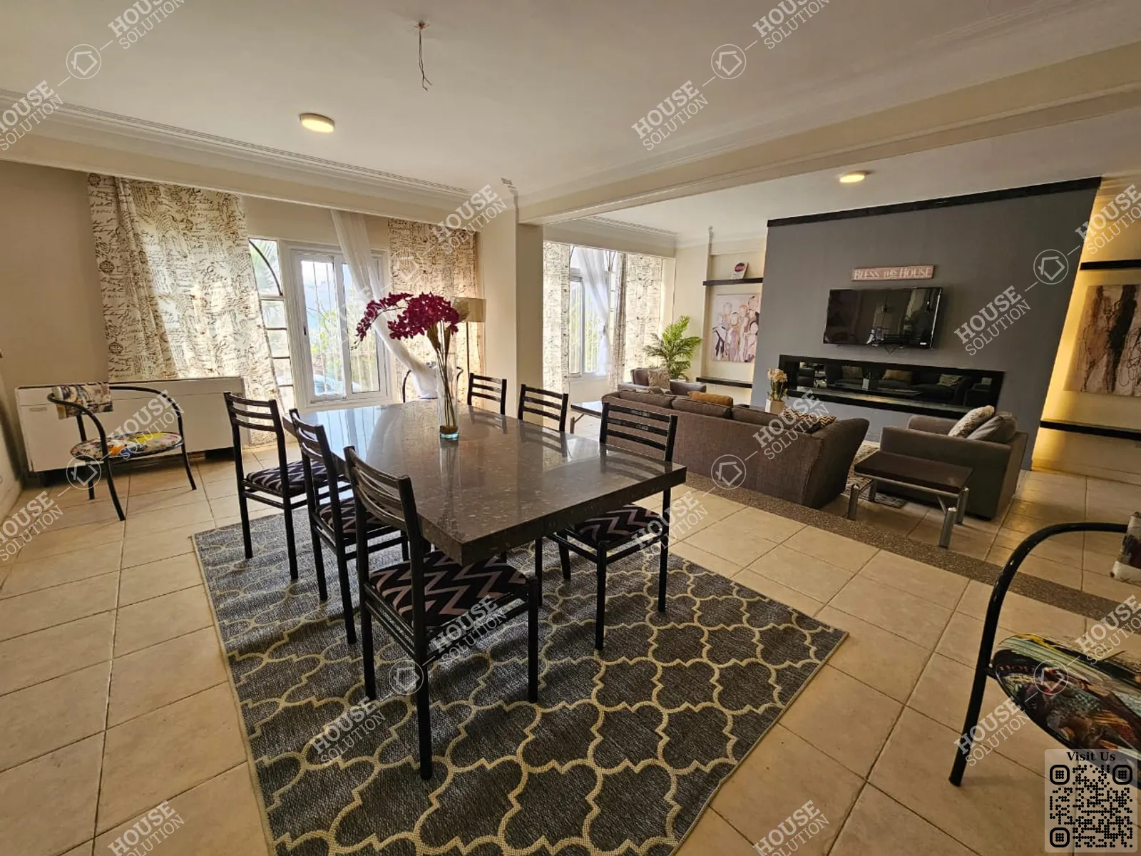 RECEPTION  @ Ground Floors For Rent In Maadi Maadi Degla Area: 125 m² consists of 2 Bedrooms 2 Bathrooms Modern furnished 5 stars #5812-1