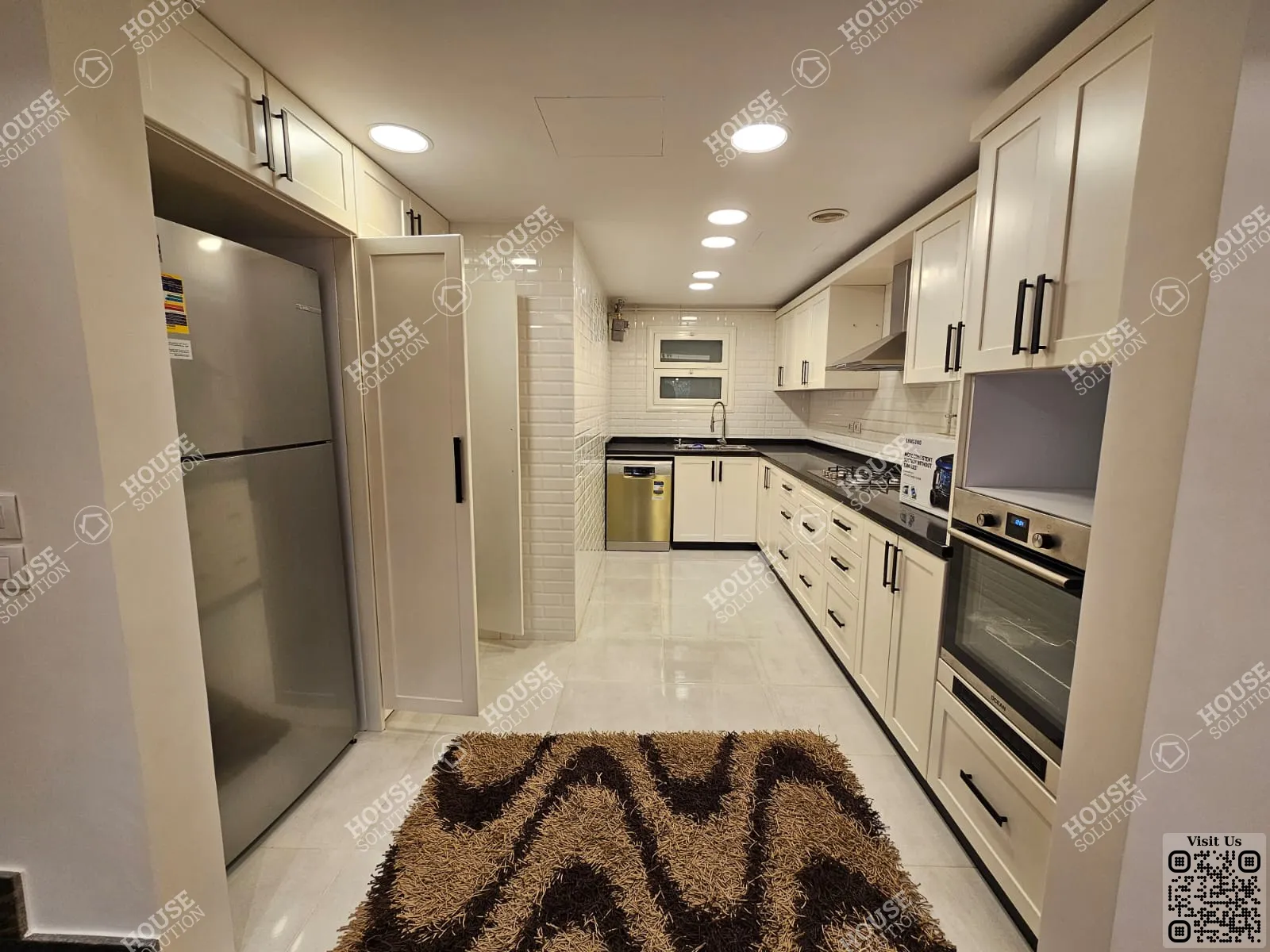 KITCHEN @ Apartments For Rent In Maadi Maadi Sarayat Area: 175 m² consists of 3 Bedrooms 2 Bathrooms Modern furnished 5 stars #5813-2