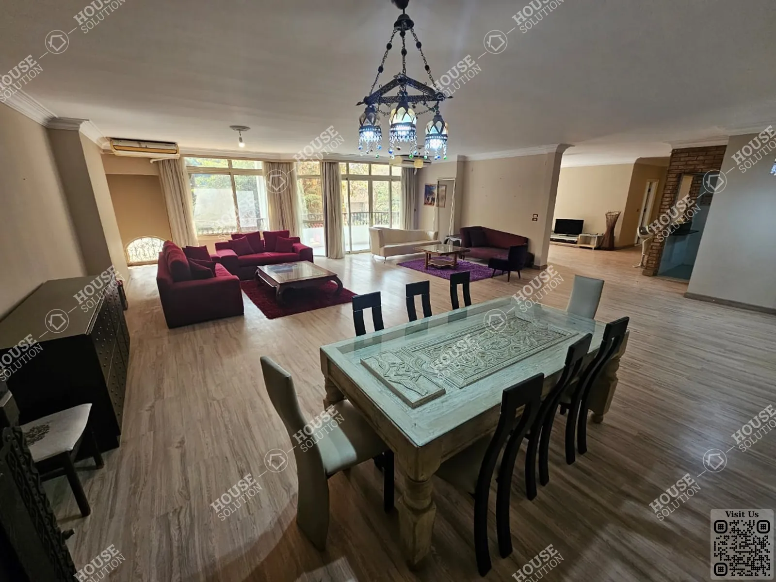 RECEPTION  @ Apartments For Rent In Maadi Maadi Sarayat Area: 185 m² consists of 3 Bedrooms 3 Bathrooms Furnished 5 stars #5821-0