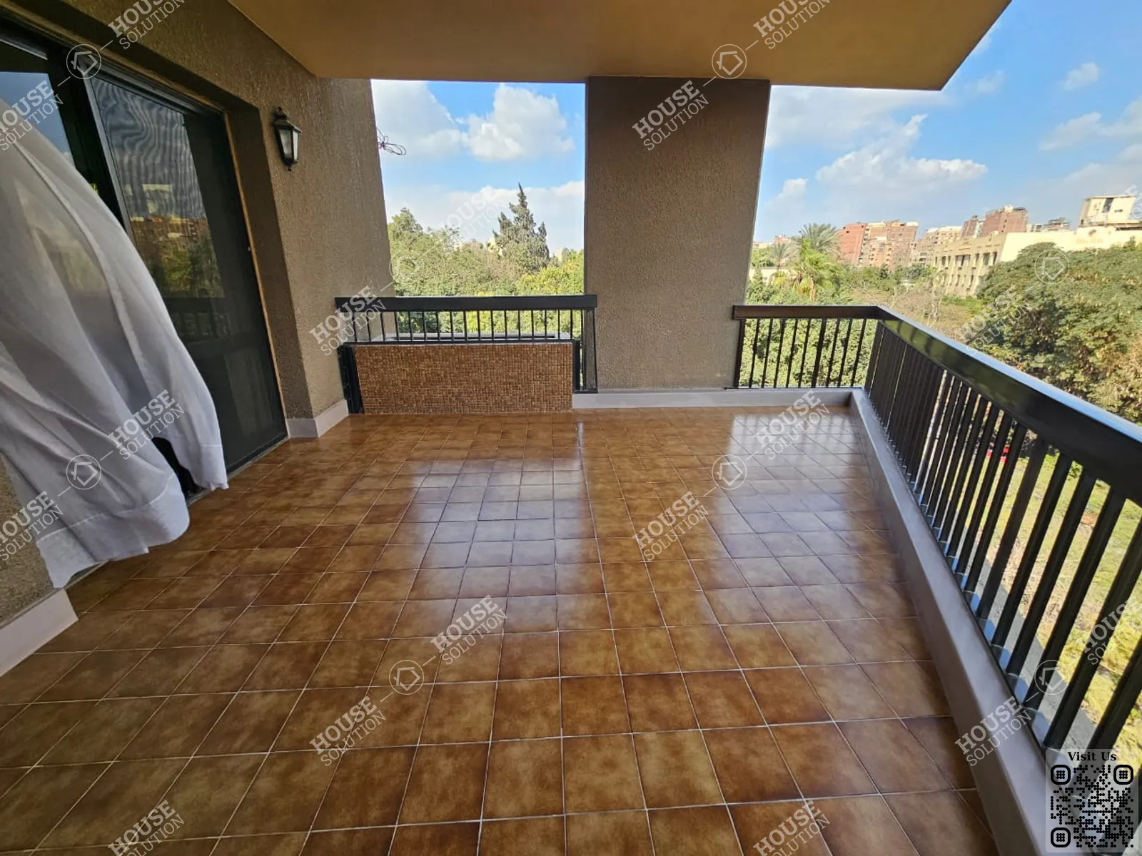 BALCONY @ Apartments For Rent In Maadi Maadi Sarayat Area: 220 m² consists of 4 Bedrooms 3 Bathrooms Furnished 5 stars #5825-1