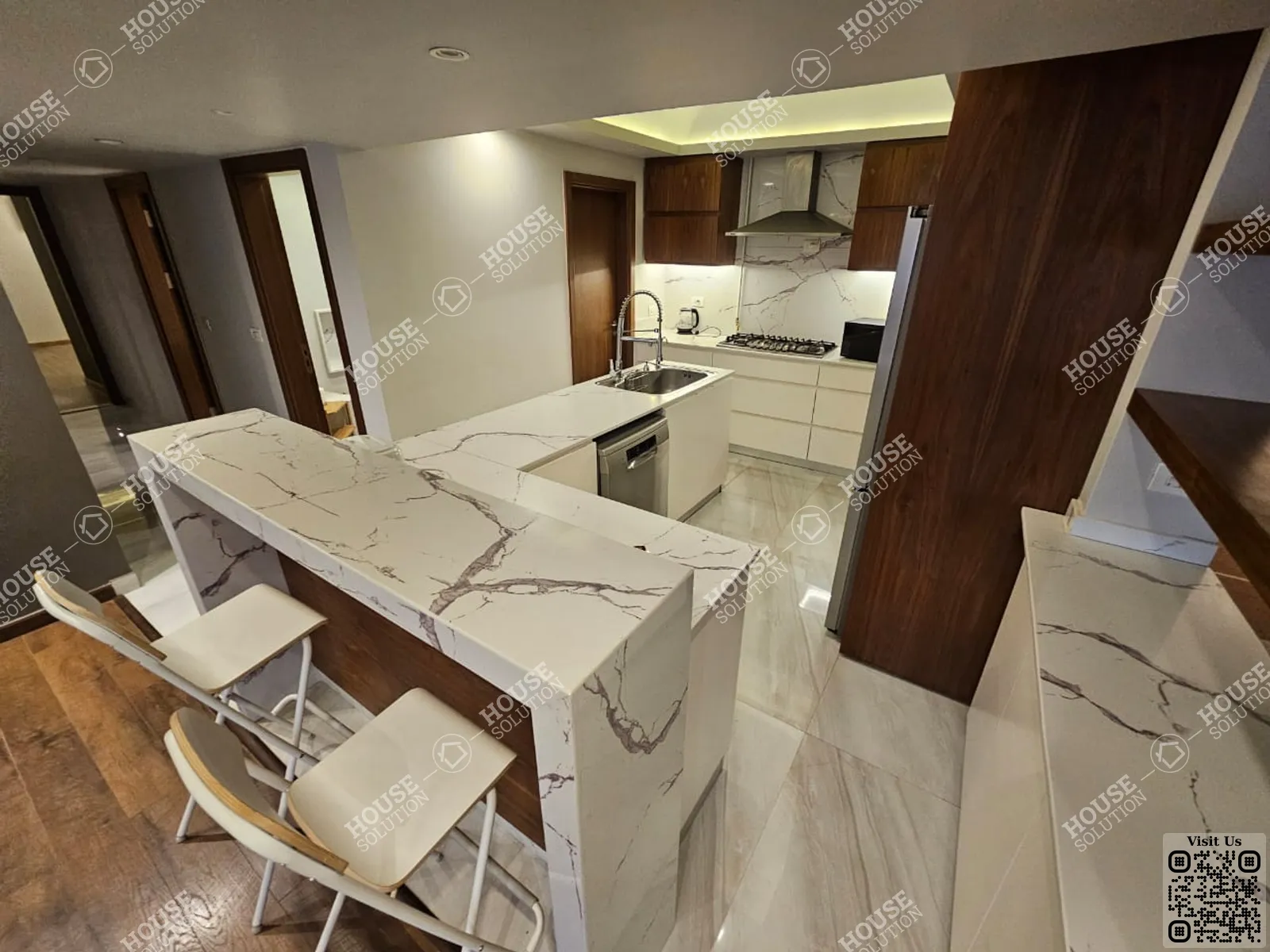 KITCHEN @ Apartments For Rent In Maadi Maadi Degla Area: 225 m² consists of 3 Bedrooms 3 Bathrooms Modern furnished 5 stars #5827-2