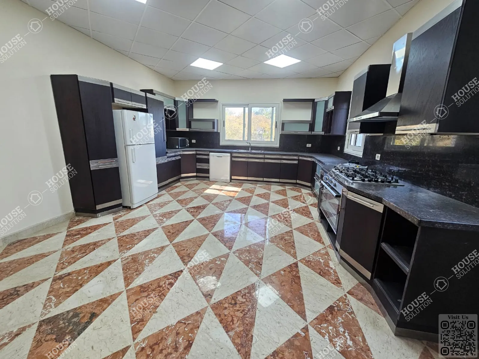 KITCHEN  @ Villas For Rent In Katameya katameya Heights Area: 750 m² consists of 6 Bedrooms 8 Bathrooms Semi furnished 5 stars #5830-2