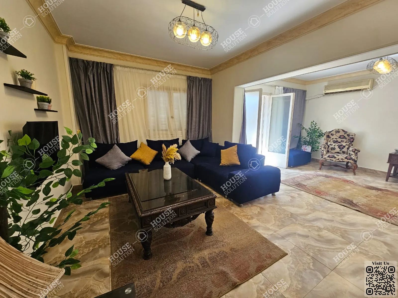 RECEPTION @ Apartments For Rent In Maadi Maadi Degla Area: 110 m² consists of 2 Bedrooms 1 Bathrooms Modern furnished 5 stars #5833-0